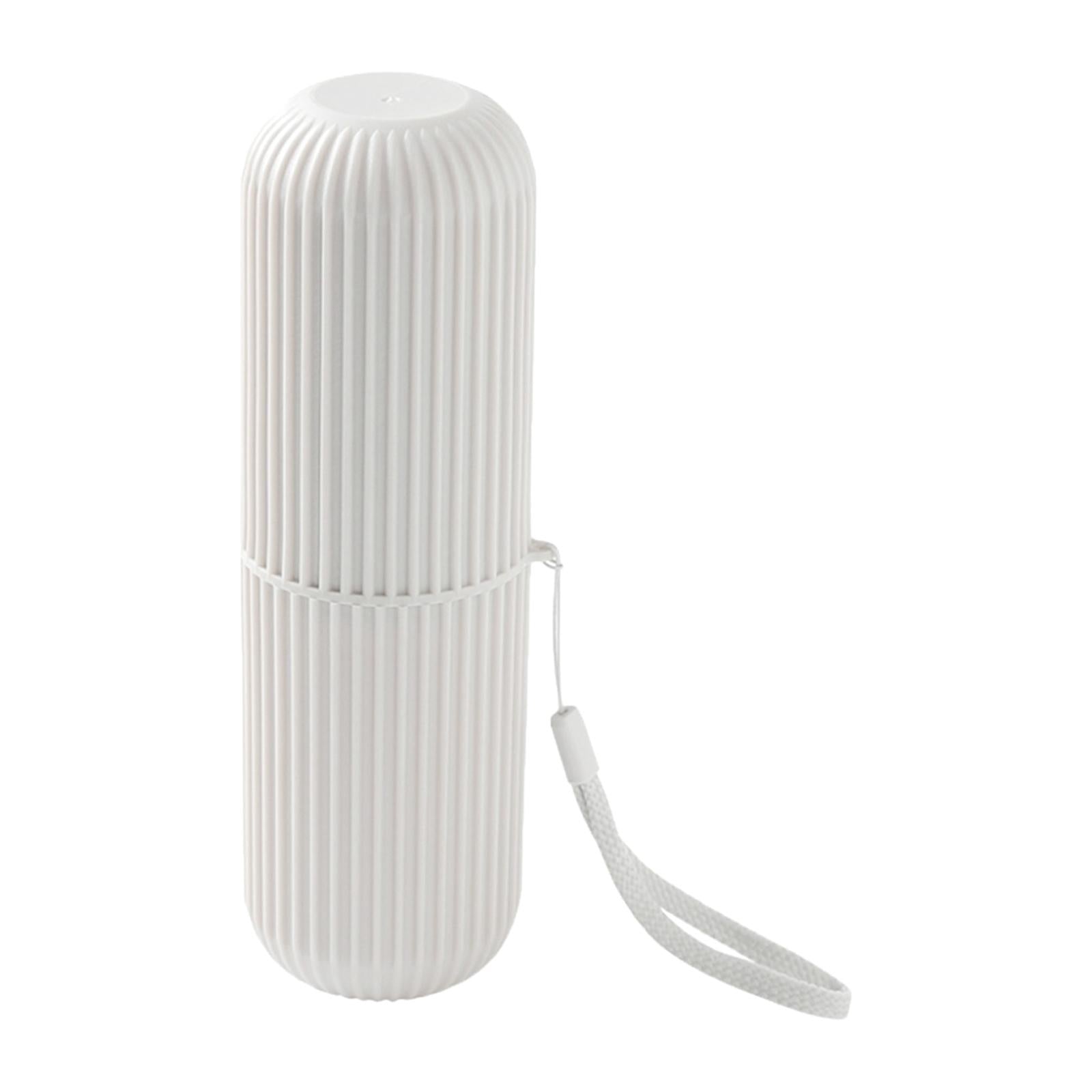 2xBusiness Trips Wash Cup Holder Dustproof for School Outdoor Family Daily Use white