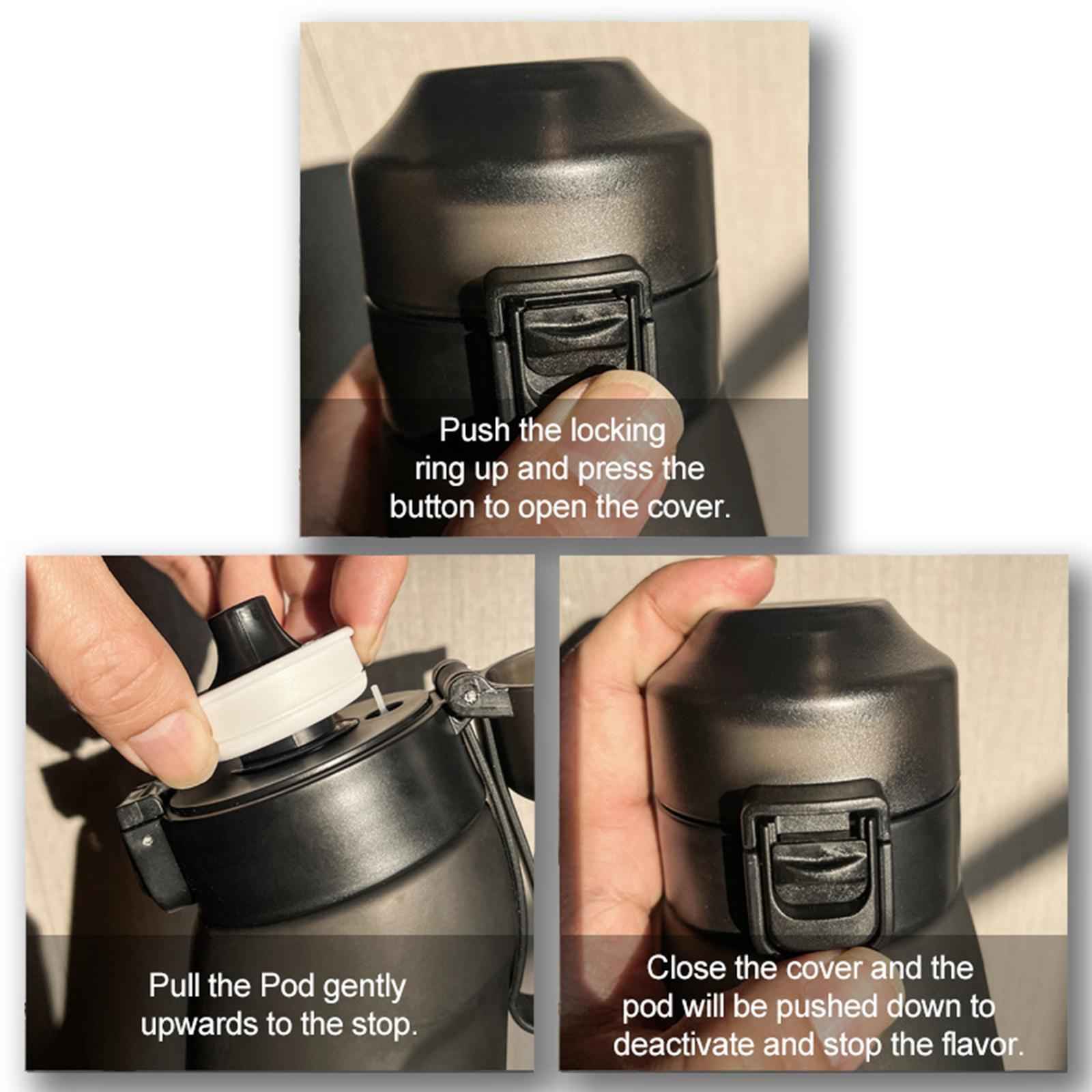 Fitness Bottle Leakproof Water Jug for Running Exercise Workout Black