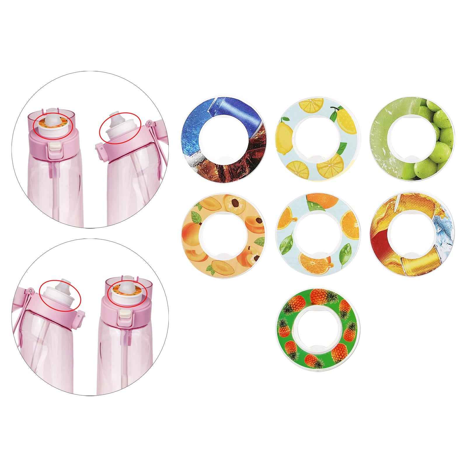 Water Cup Flavor pod Reusable Fruit Fragrance Bottle pod for Fitness Cola Flavor