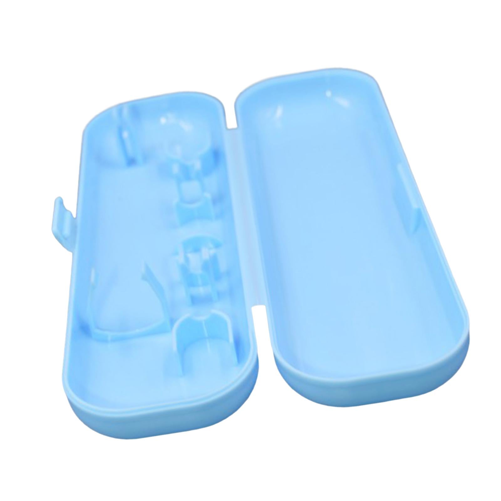 3xToothbrush Travel Case Protective Cover Compact Portable Holder for Bathroom Blue
