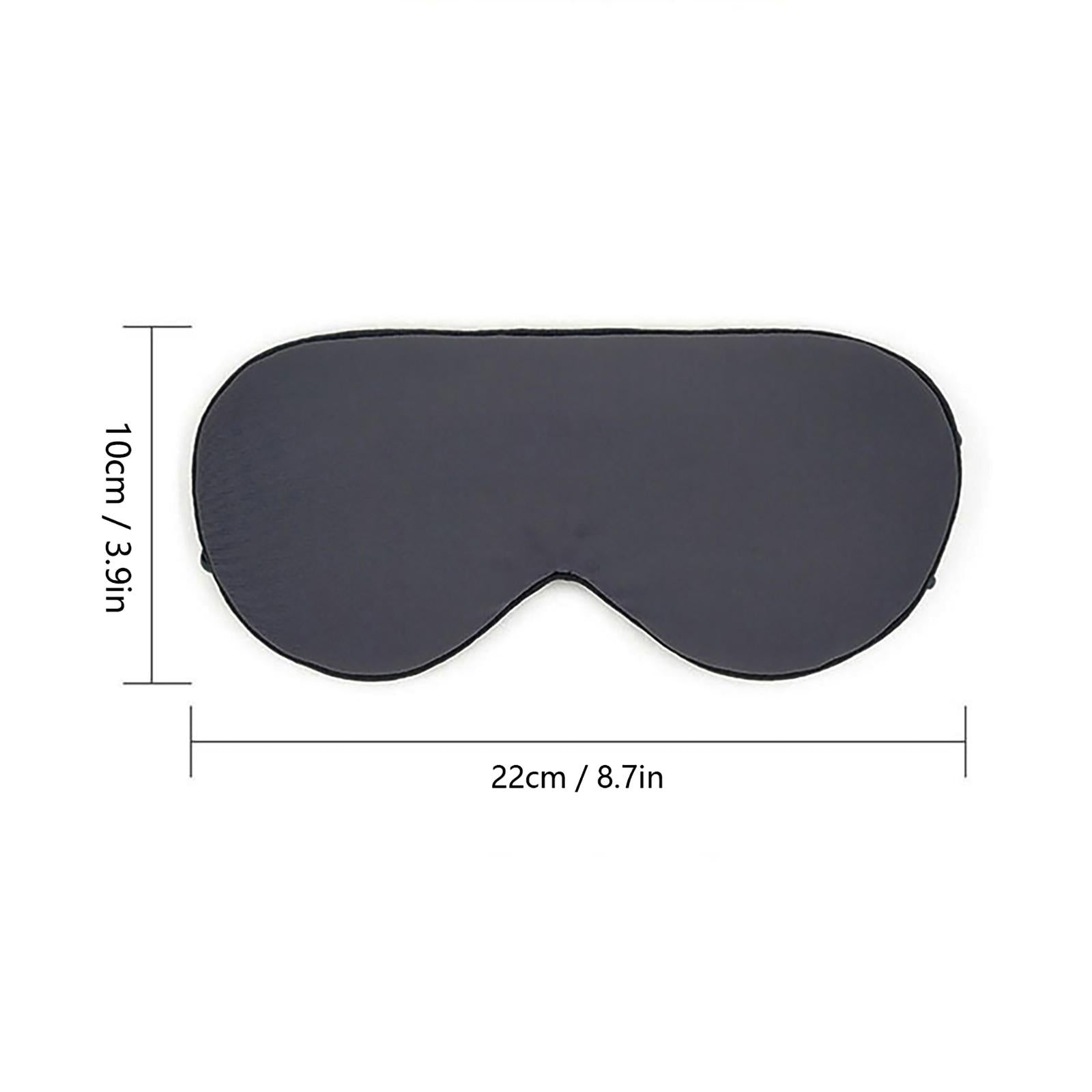 2xSleep men Soft Lightweight Night Eye Shade mask for home Black