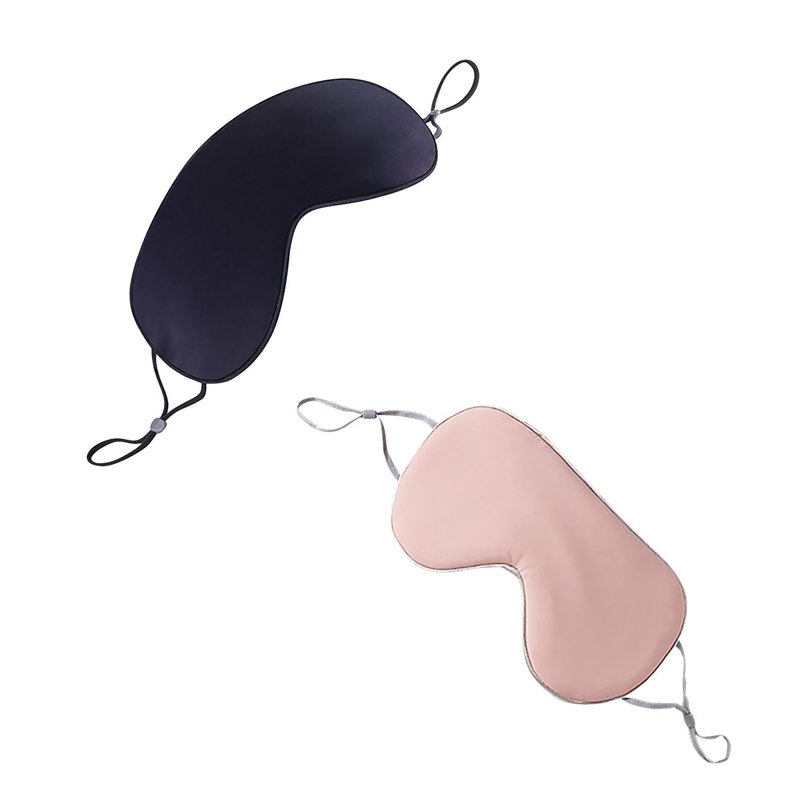 3xSleep men Soft Lightweight Night Eye Shade mask for home Black