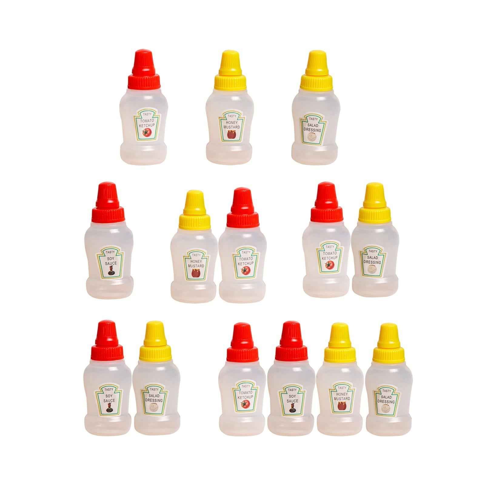 Mini Tomato Ketchup Bottle Containers Bottle for Kitchen BBQ Outdoor ketchup