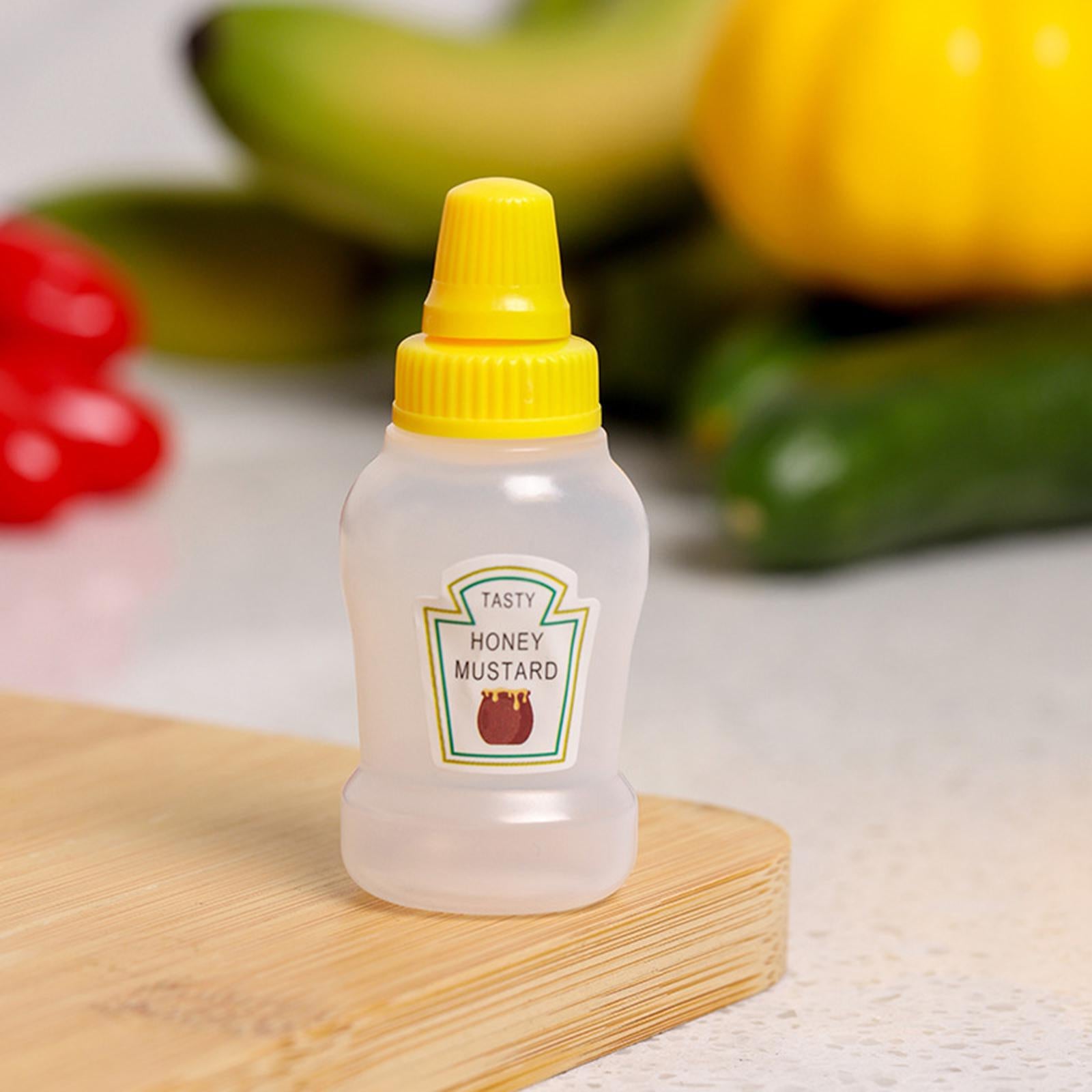 3xMini Tomato Ketchup Bottle Containers Bottle for Kitchen BBQ Outdoor ketchup and salad