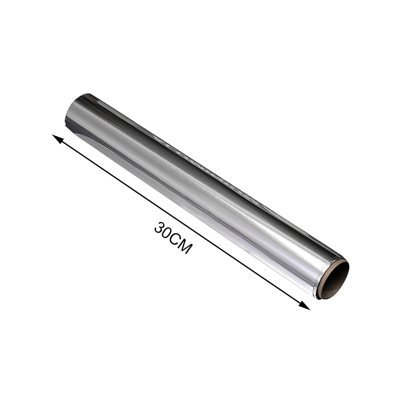 2xWrap Aluminum Foil Tinfoil Aluminum Foil Sheets for Baking Grilling Roasting 5mx30cm