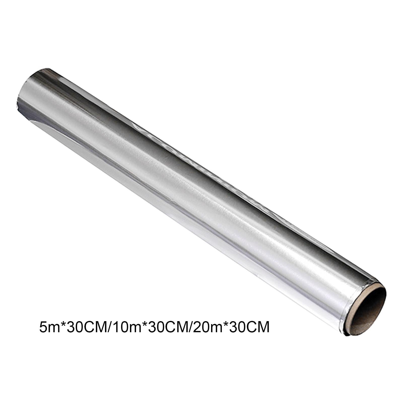 2xWrap Aluminum Foil Tinfoil Aluminum Foil Sheets for Baking Grilling Roasting 5mx30cm