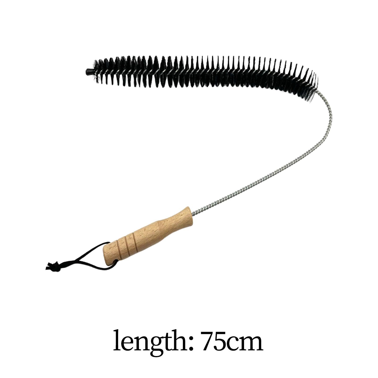 2xClothes Dryer Vent Brush Universal for Dryer Vent Exhaust Vents Refrigerator 75cm half Bristles