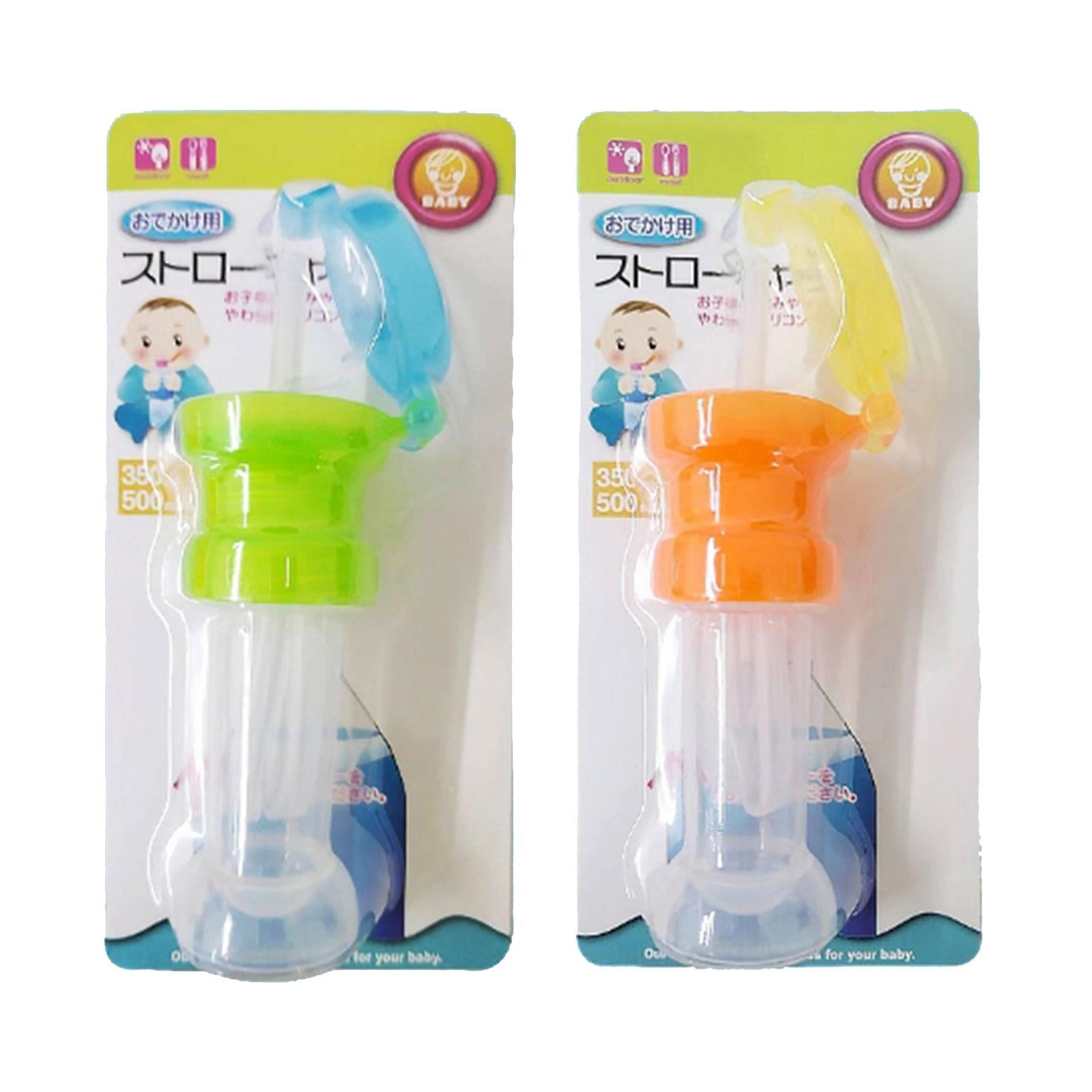 3xWater Bottle Straw Caps with Straw Storage Box Juice Drink Water Bottle Caps pink