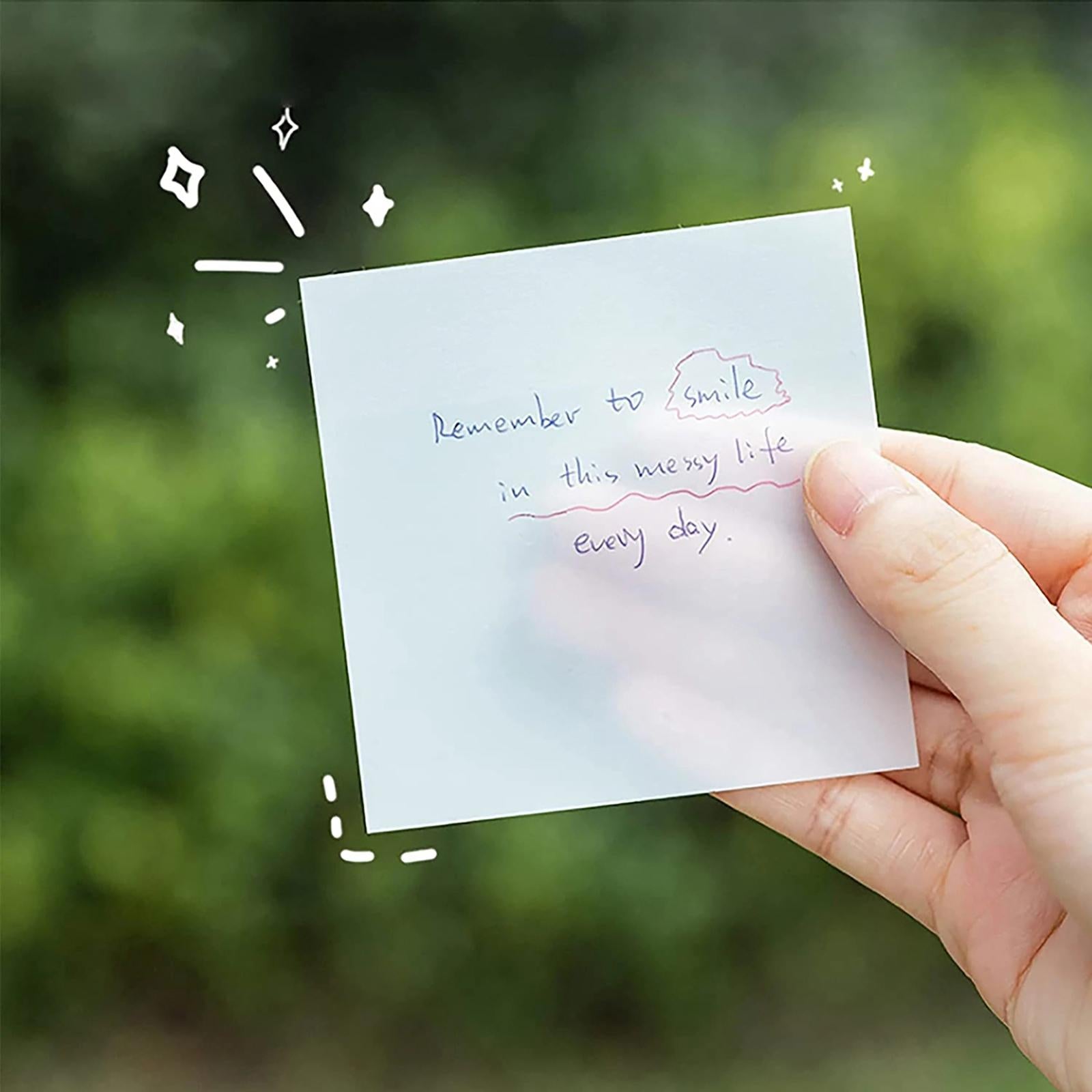 4x50 Sheets Sticky Notes Writing Sticky Note Pads for Folders Catalogs Journal M