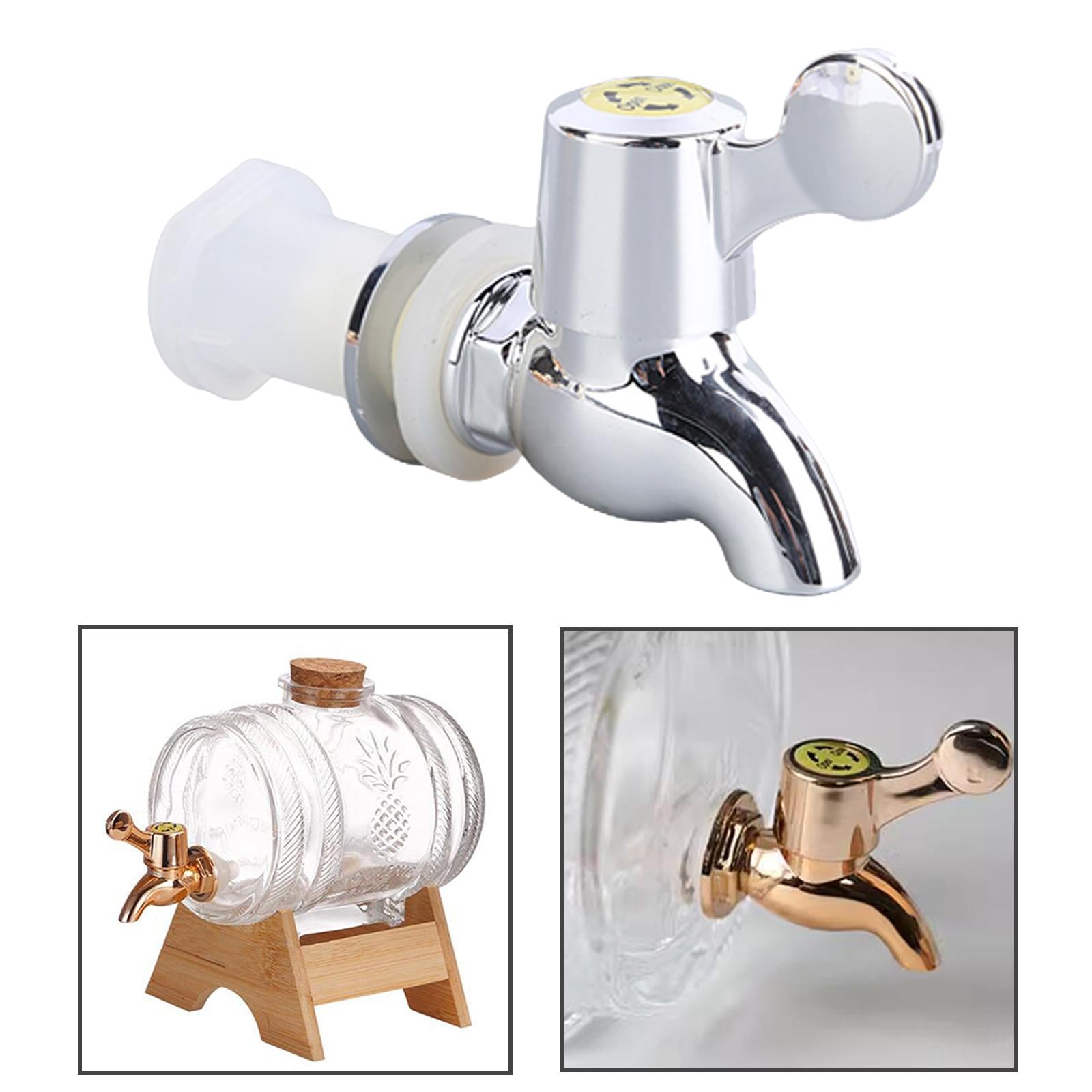 4xWater Pitcher Faucet Juice Dispenser Tap for Kitchen Refrigerator Restaurant Style D