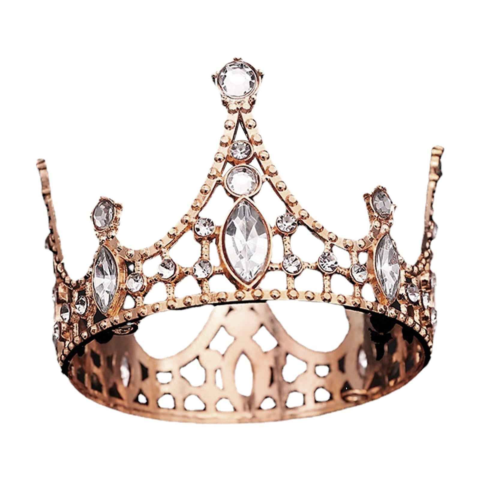 Hairband Tiaras Modern Tiaras Headpieces for Themed Parties Wedding Birthday rose gold