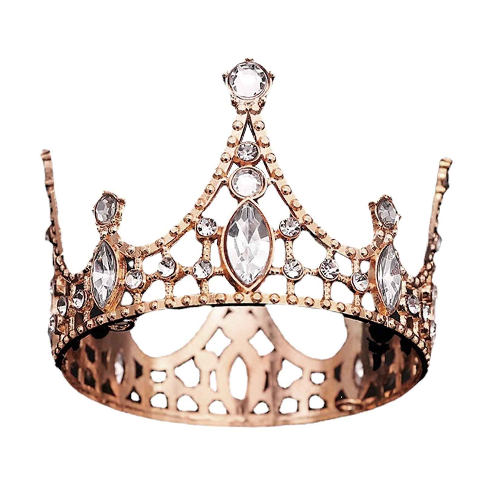 Hairband Tiaras Modern Tiaras Headpieces for Themed Parties Wedding Birthday rose gold