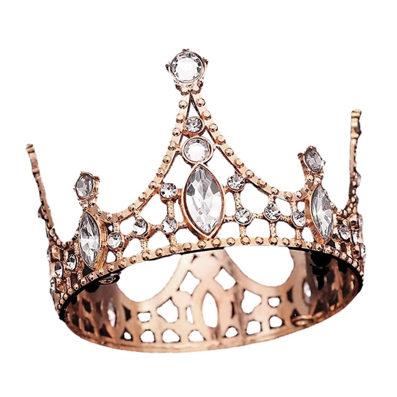 Hairband Tiaras Modern Tiaras Headpieces for Themed Parties Wedding Birthday rose gold
