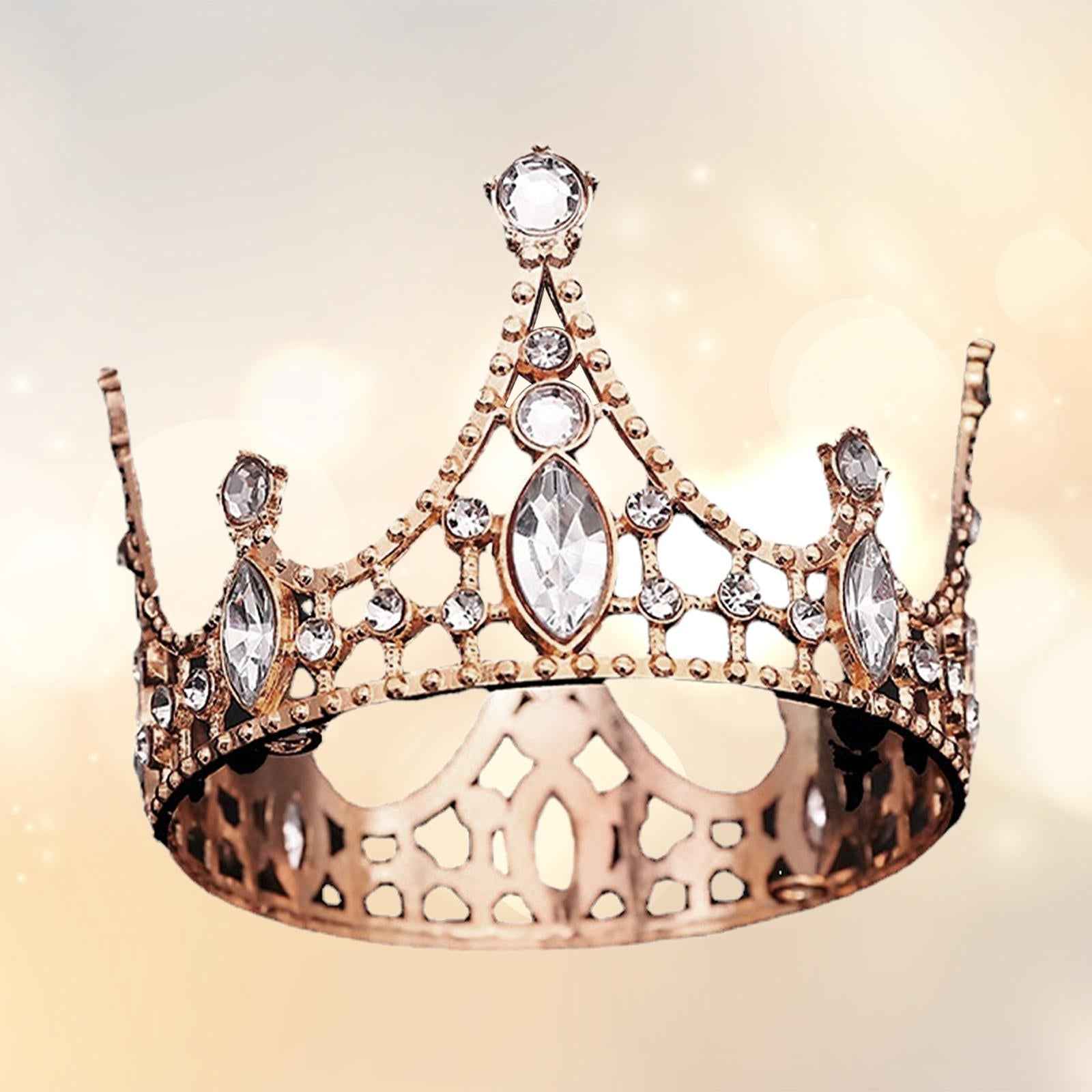 Hairband Tiaras Modern Tiaras Headpieces for Themed Parties Wedding Birthday rose gold