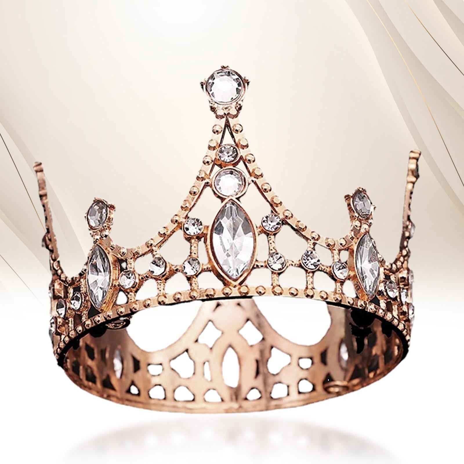Hairband Tiaras Modern Tiaras Headpieces for Themed Parties Wedding Birthday rose gold