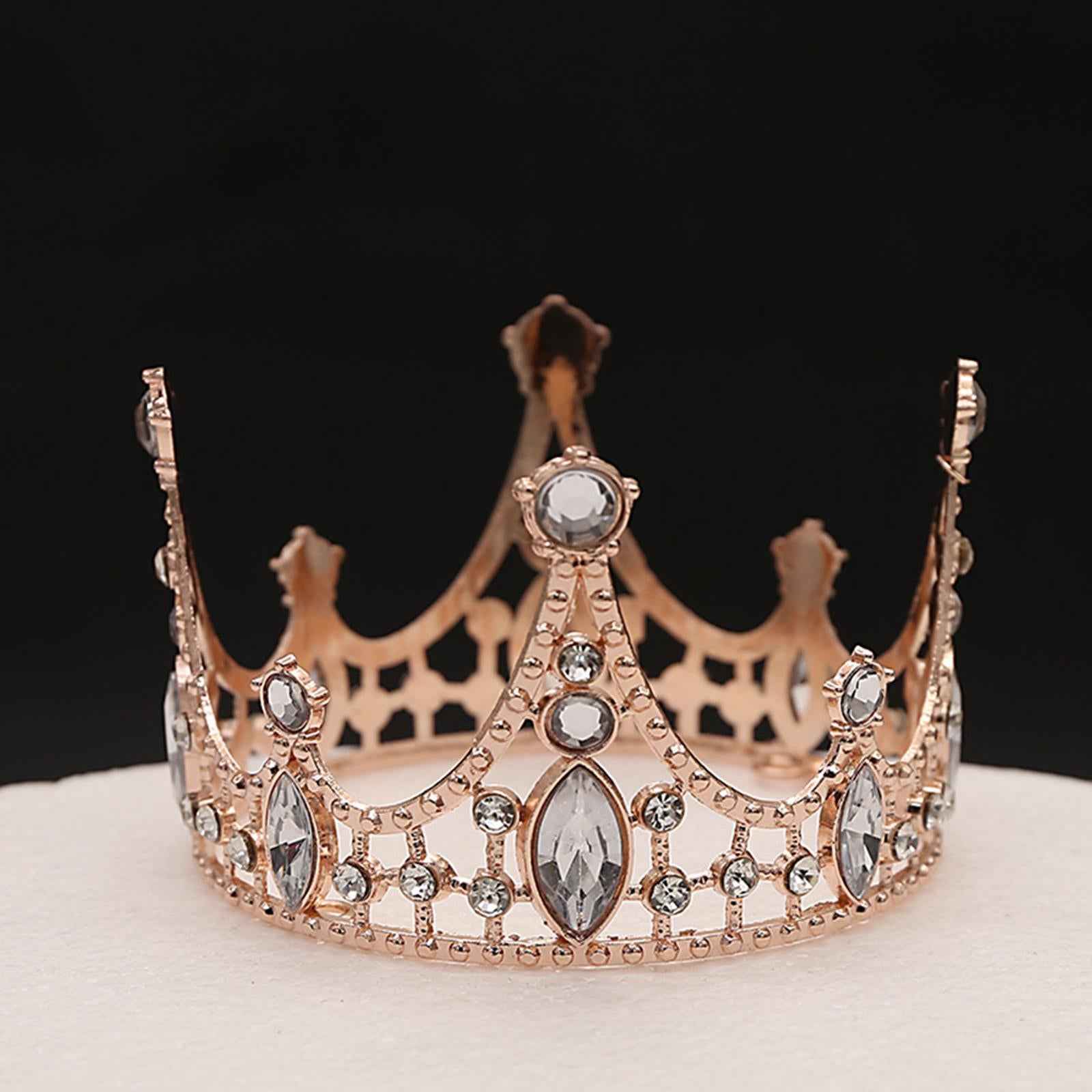Hairband Tiaras Modern Tiaras Headpieces for Themed Parties Wedding Birthday rose gold