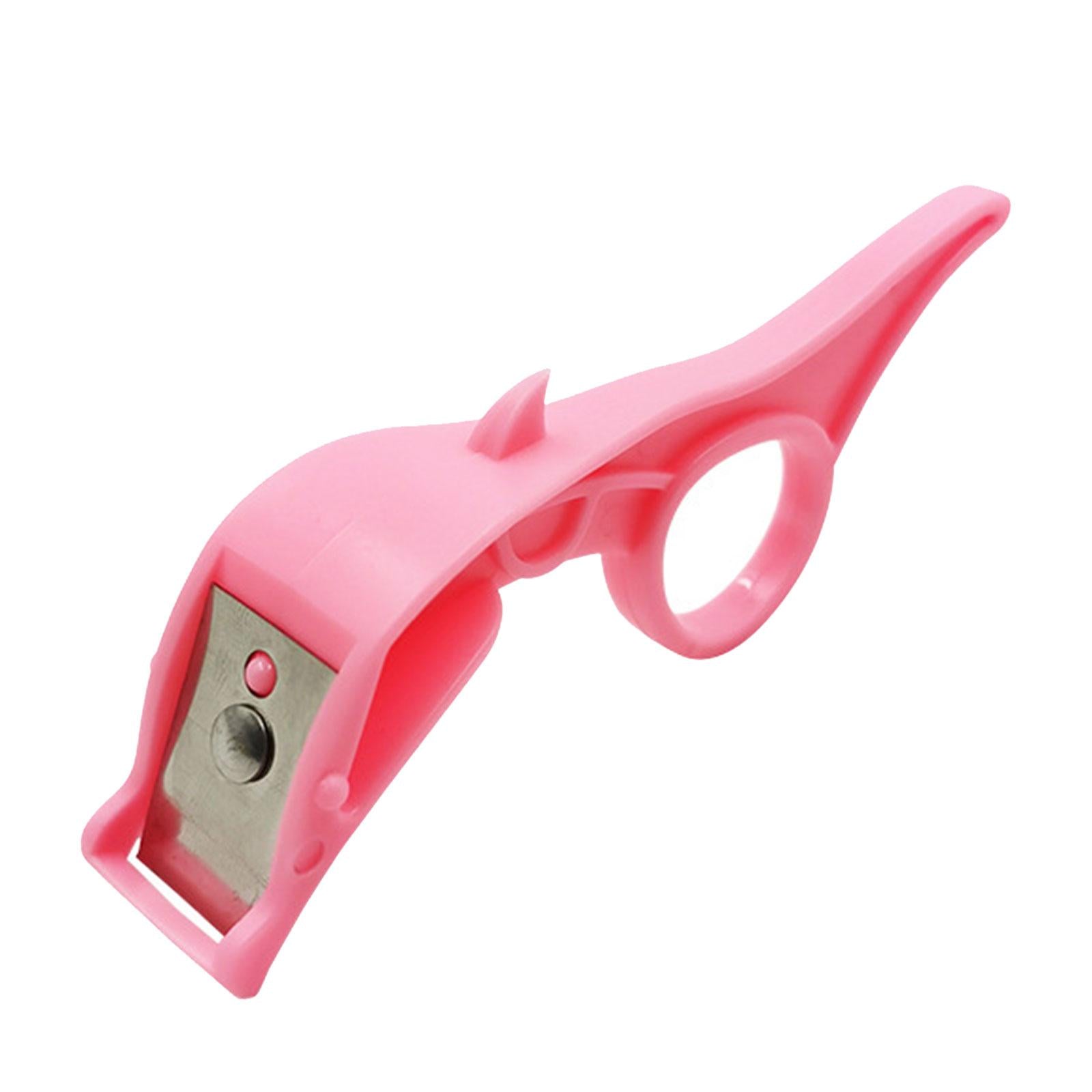 2xOrange Citrus Peeler Portable Fruit Peeling Tool for Cooking Household Party Pink