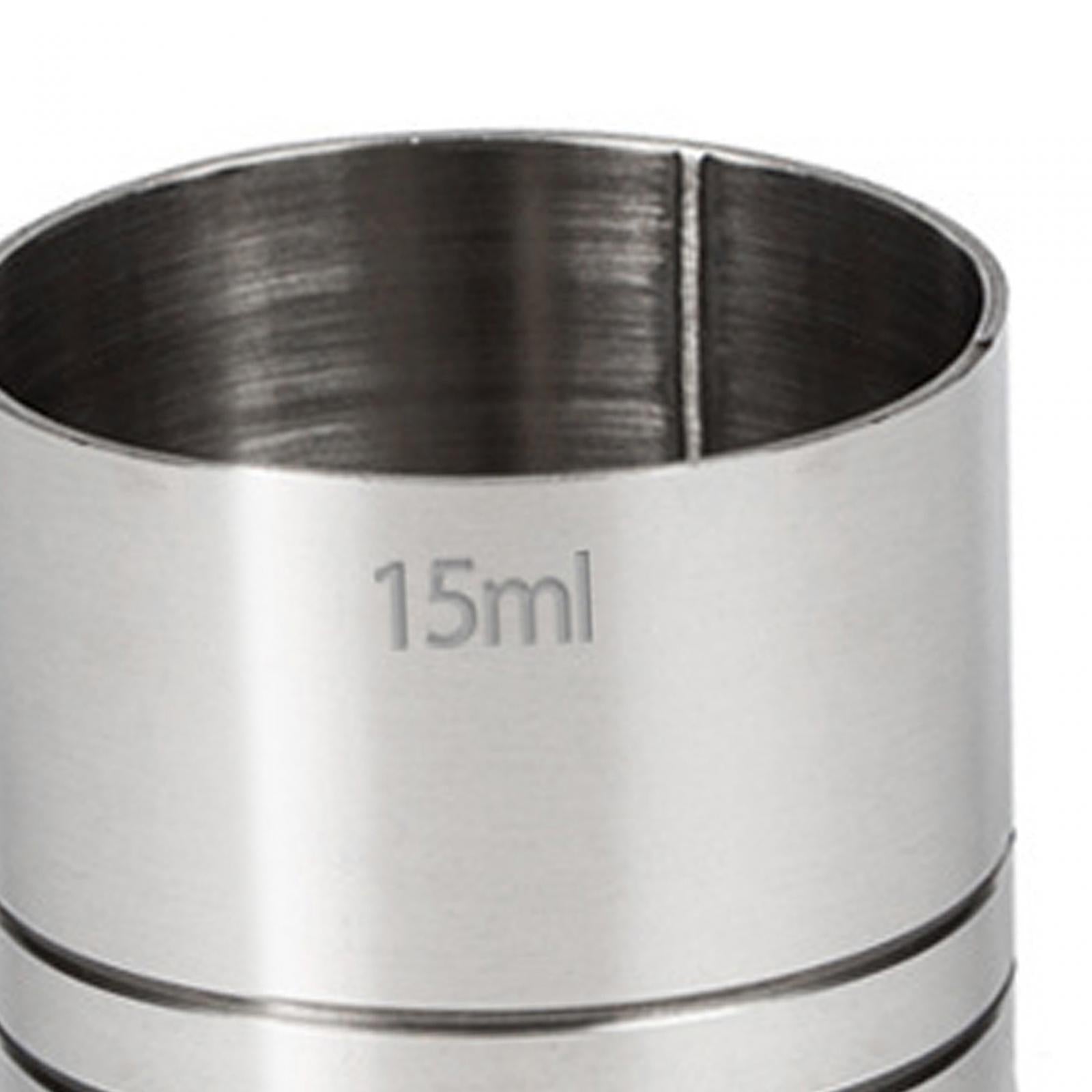 5xPractical Wine Cup Professional Bartender Drinks Measure Cup for Bar Kitchen 25ml