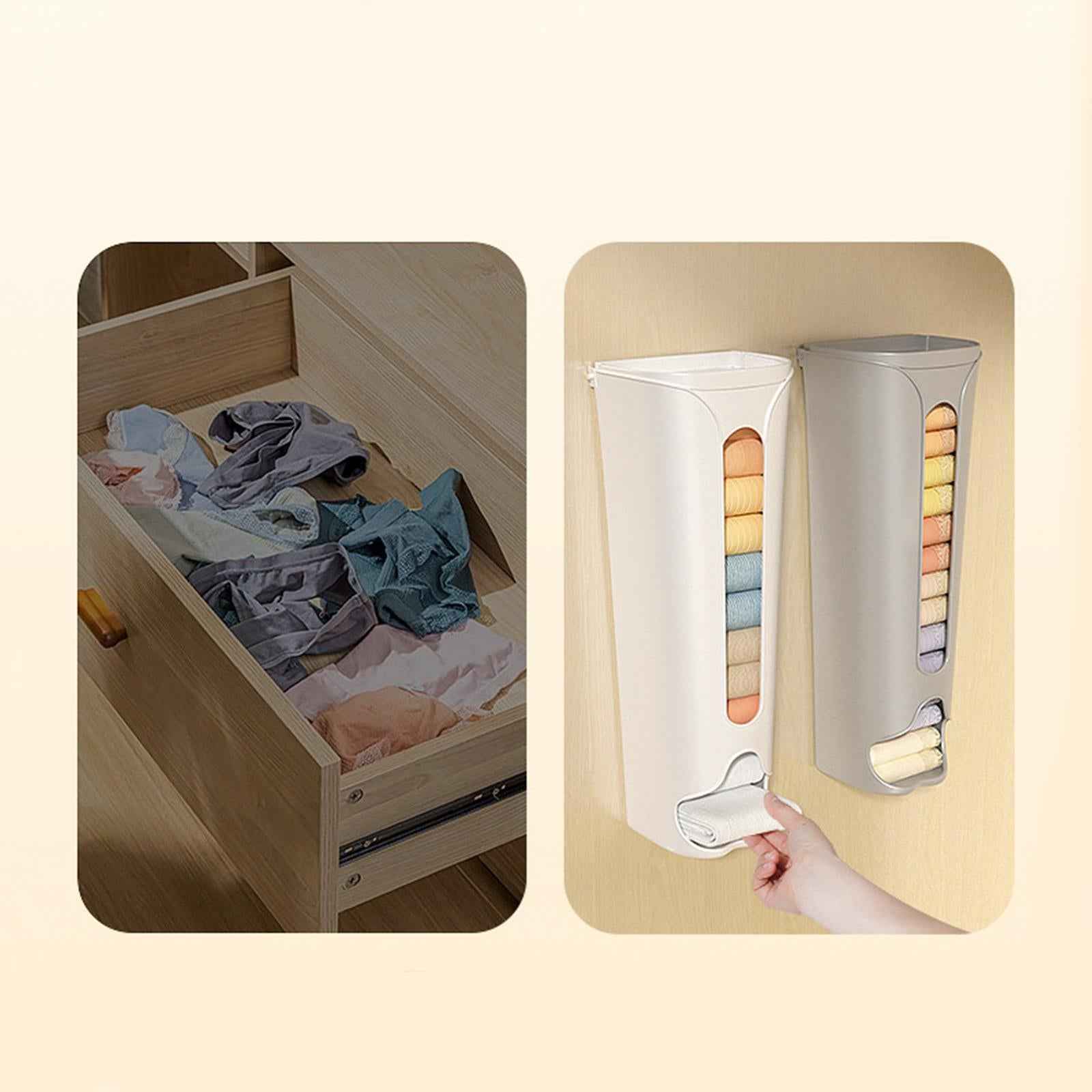 Underwear Socks Storage Box Wall Mounted Organizer Cabinet Organizer