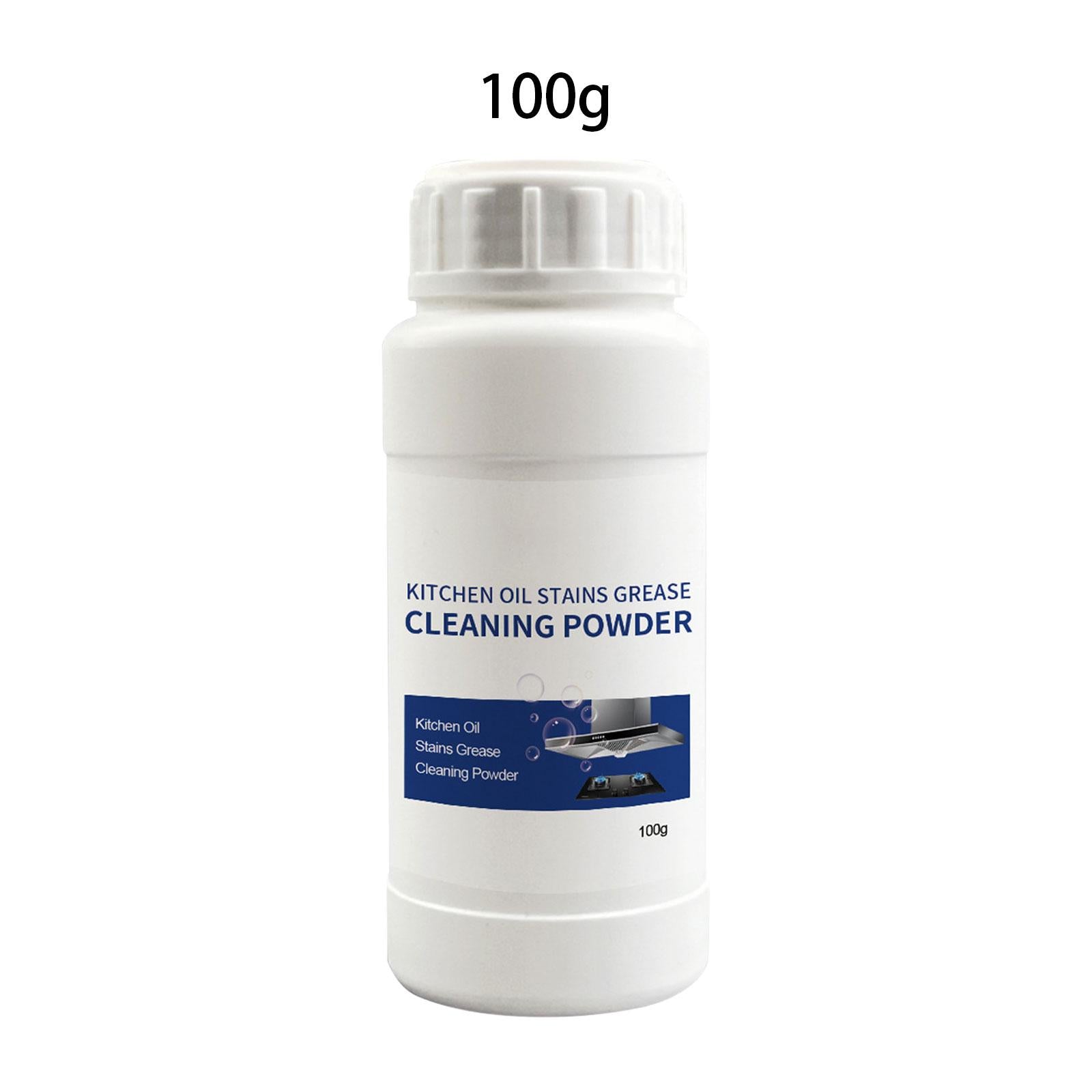 2xKitchen Cleaner Powder Practical Remove Stains for Cooktop Household Kitchen