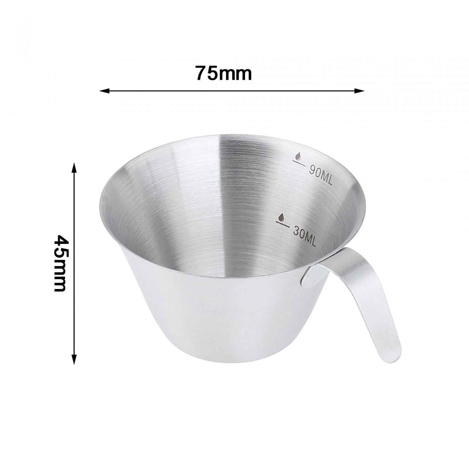 Espresso Measuring Cup with Scale Espresso Pouring Cup for Kitchen Tools Tea 100ml