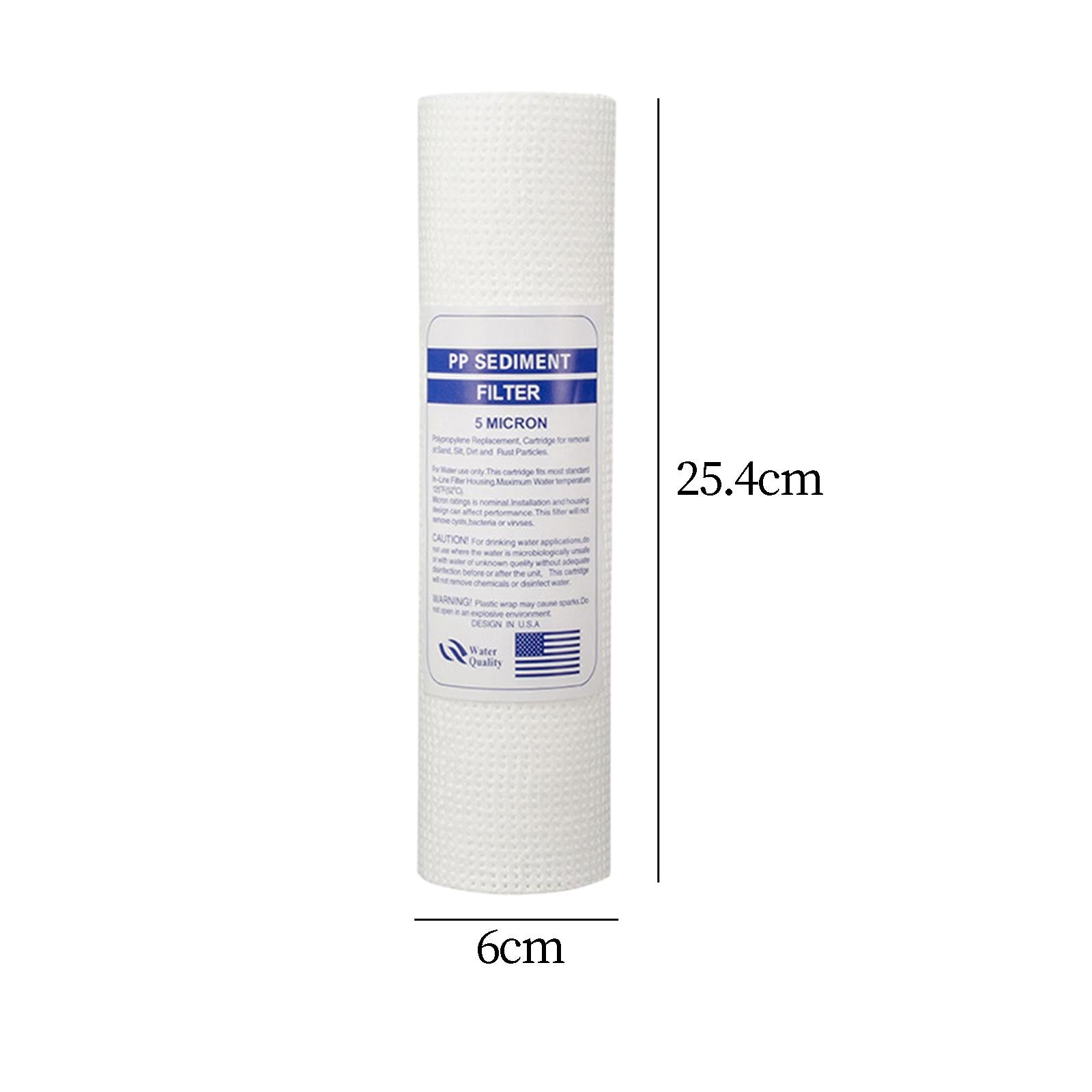 2xReplacement Cartridge 10 Replace Cartridge Filters Whole House Water Filter 5 Micron"