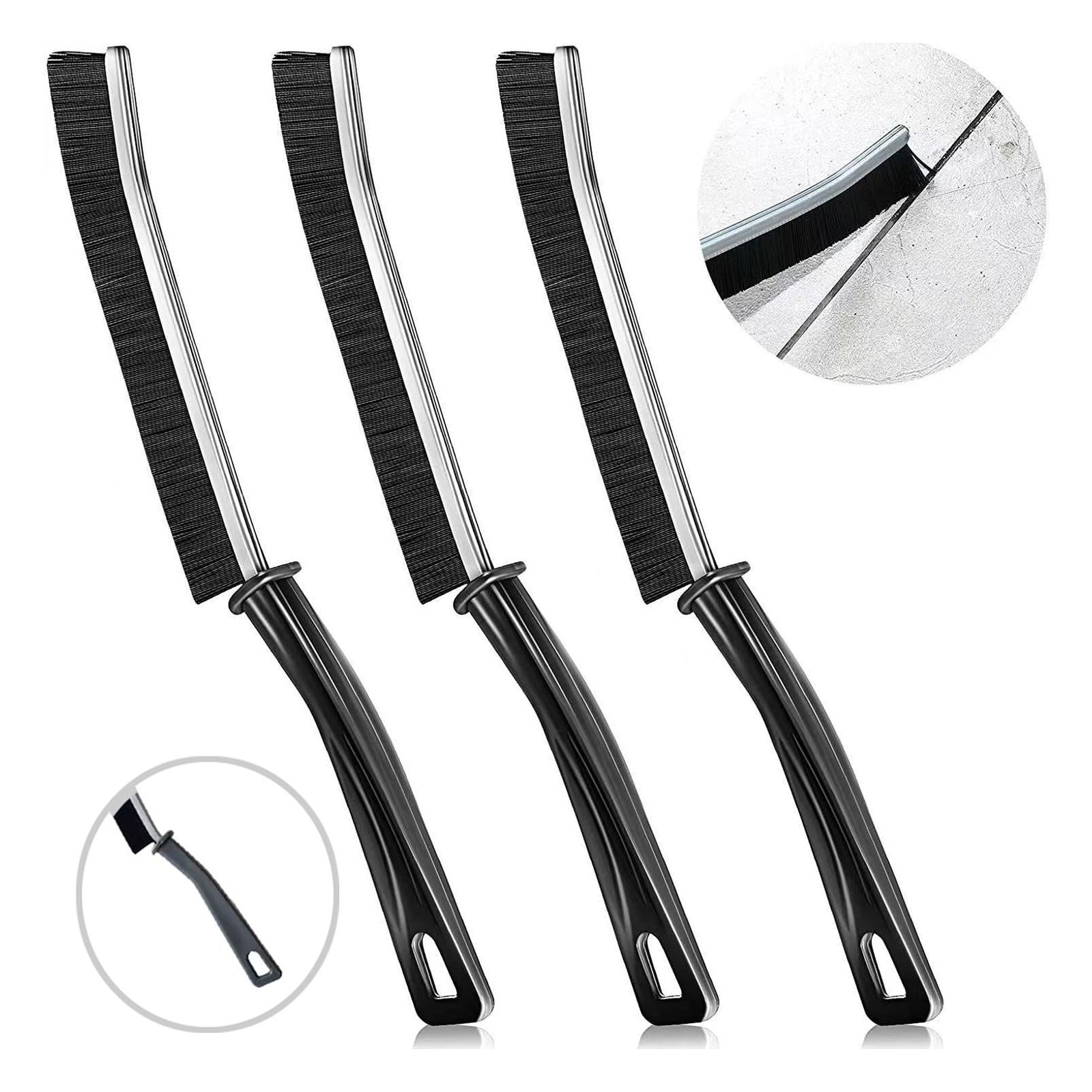 2x2Pcs Door Track Cleaning Brush Dustpan Cleaning Brushes for Dining Room Home