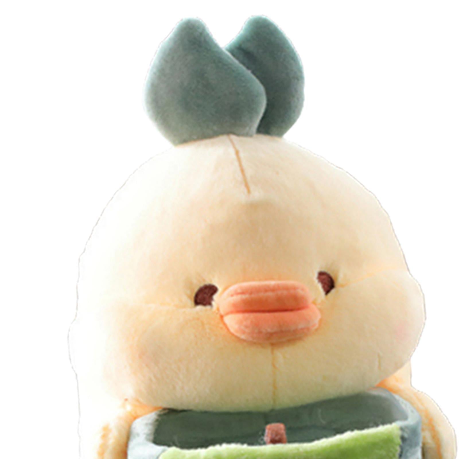 Creative Car Trash Can Cute Plush Toy Universal Tissue Case Decor duck