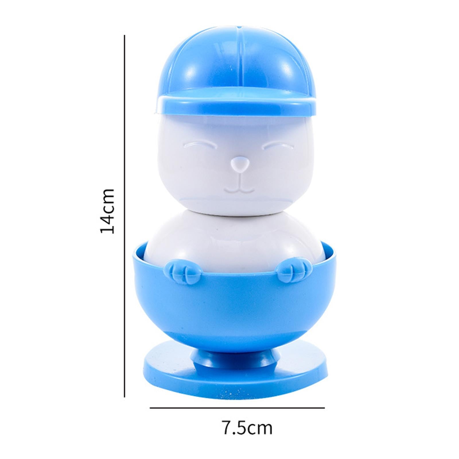 2xKitchen Dish Scrub Brush Cartoon Pot Brush Scrubber for Stoves Plates Dishes Blue
