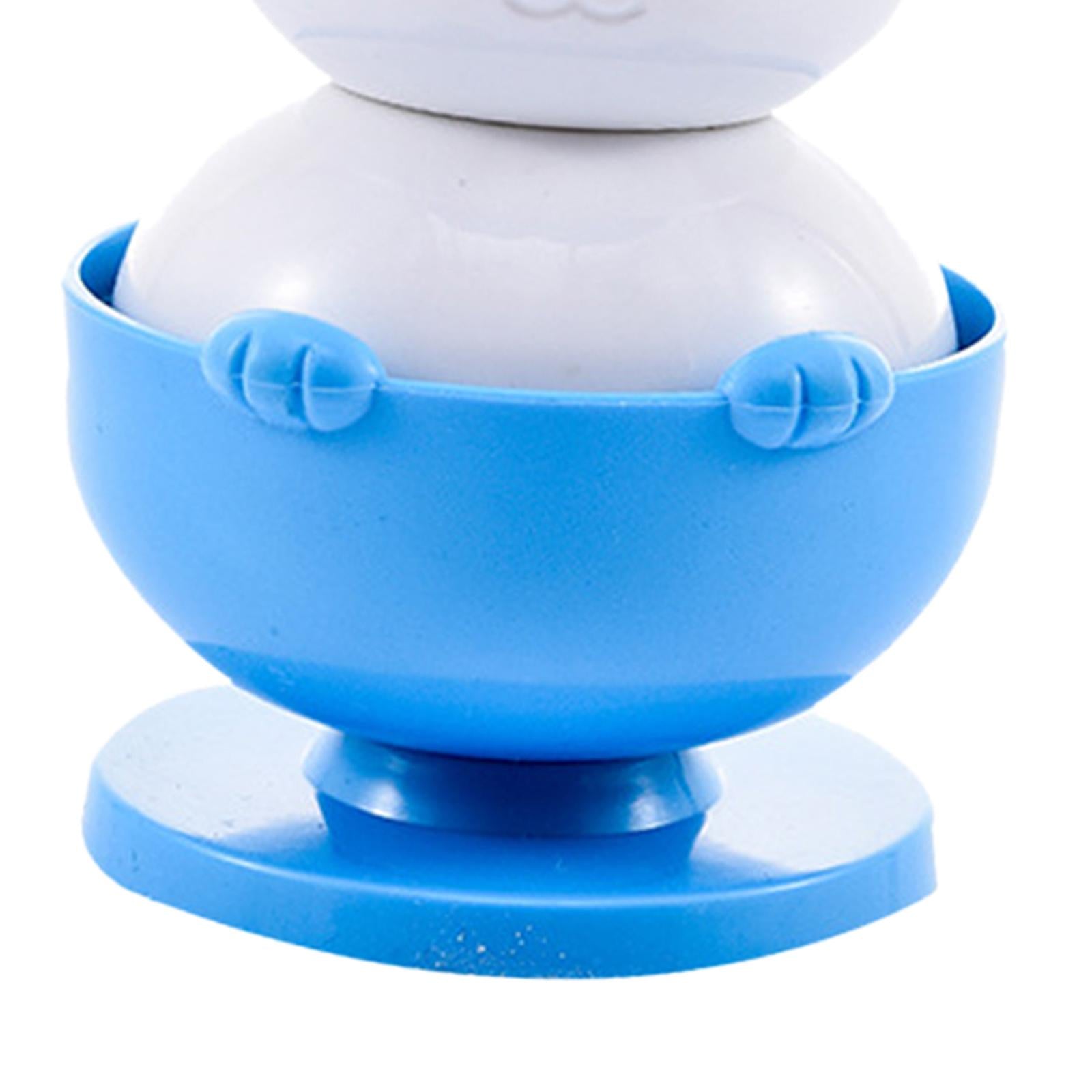 2xKitchen Dish Scrub Brush Cartoon Pot Brush Scrubber for Stoves Plates Dishes Blue