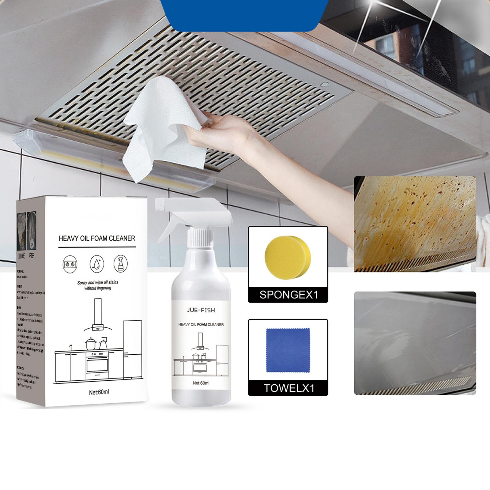 2xBubble Spray 60ml Bubble Foam for Faucets Kitchen Pot Bottom
