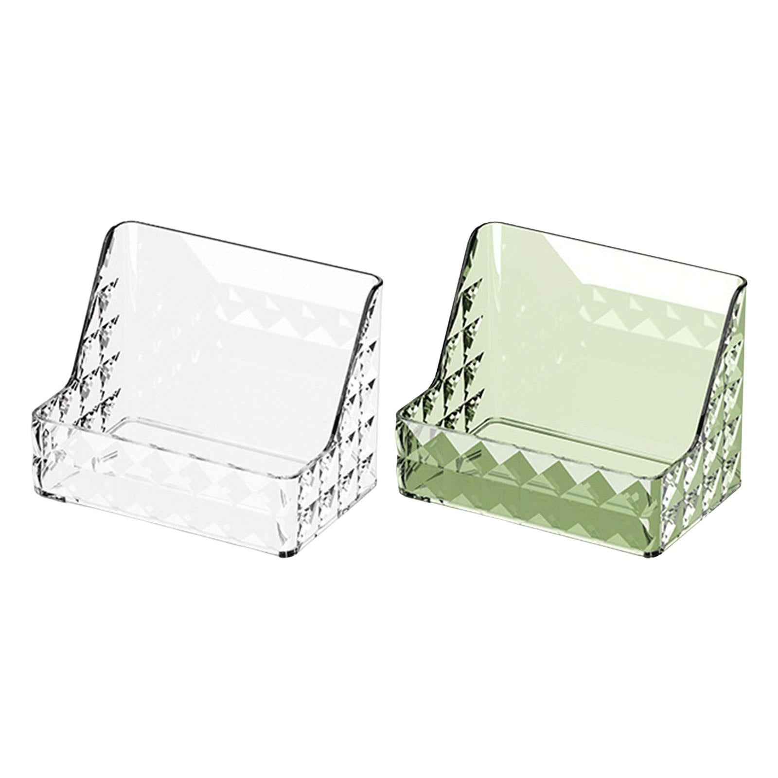 4xWall Mounted Storage Organizer with Sticker for Laundry Utility Room Office Clear