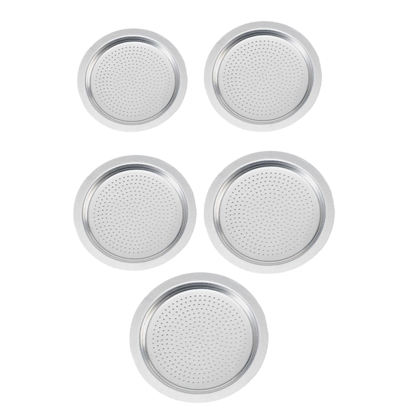 3xStovetop Espresso Maker Filter Sieve for Moka Pots Kitchen Stovetop Espresso 4.7cmx3.9cmx0.3cm