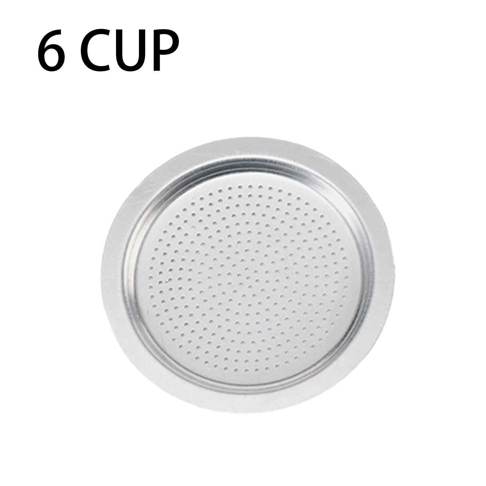 Stovetop Espresso Maker Filter Sieve for Moka Pots Kitchen Stovetop Espresso 6.7cmx5.5cmx0.3cm