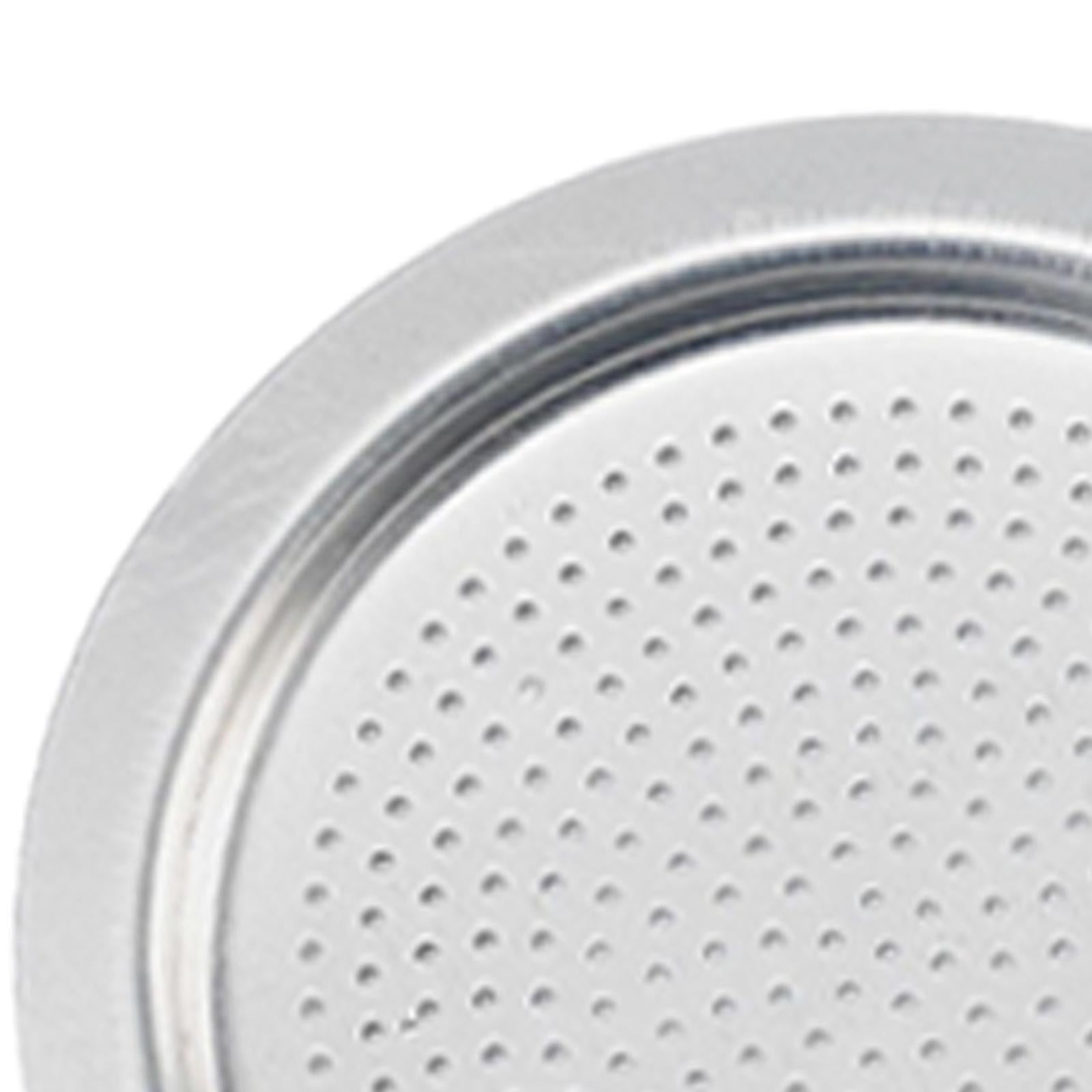 4xStovetop Espresso Maker Filter Sieve for Moka Pots Kitchen Stovetop Espresso 7.5cmx6.1cmx0.3cm