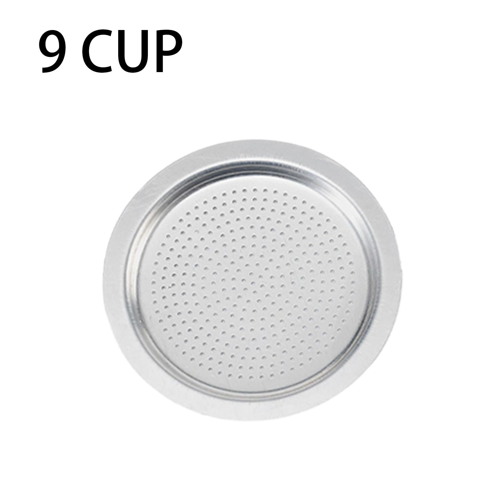 4xStovetop Espresso Maker Filter Sieve for Moka Pots Kitchen Stovetop Espresso 7.5cmx6.1cmx0.3cm