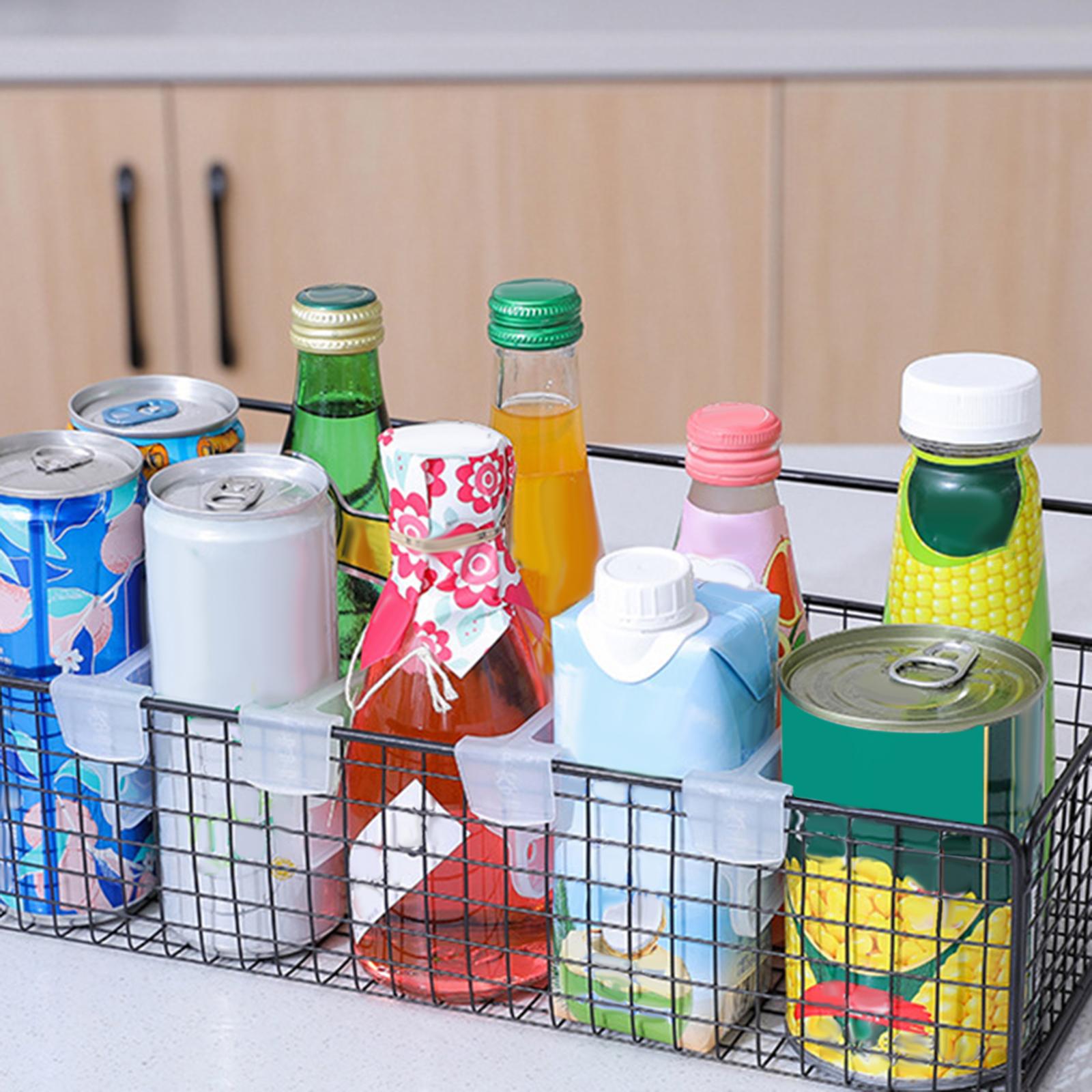 3x10x Fridge Drawer Divider Adjustable for Kitchen Storage Refrigerator Drawer