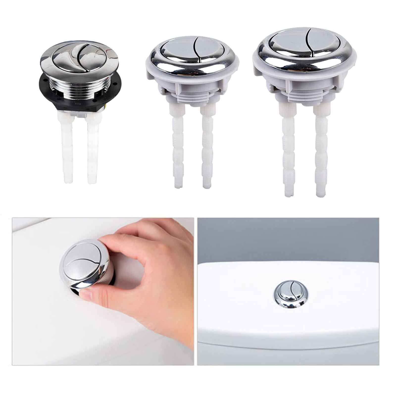 Dual Push Flushing Toilet Button Duable Replacement Part for Home  Small