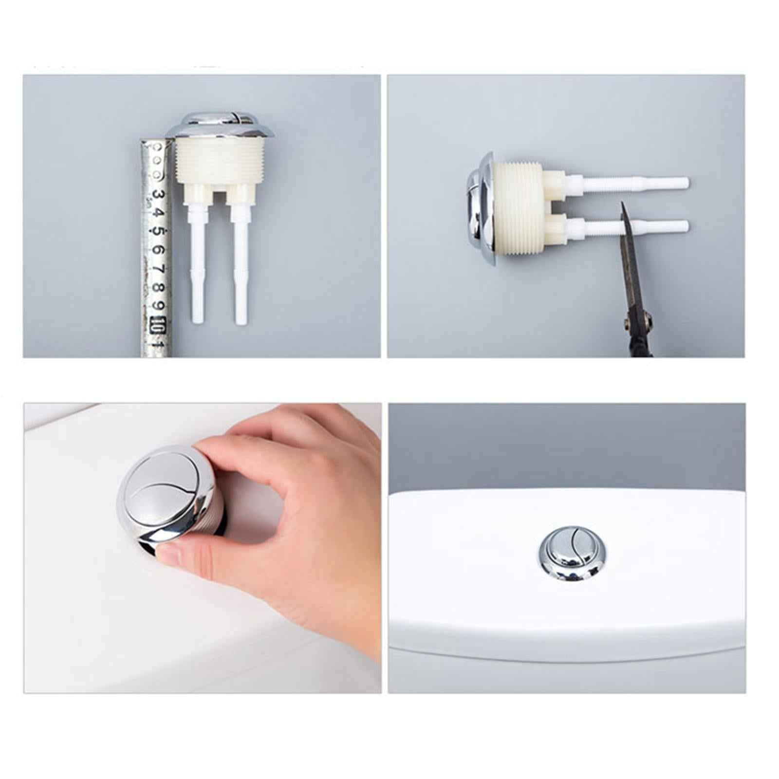 Dual Push Flushing Toilet Button Duable Replacement Part for Home  Small