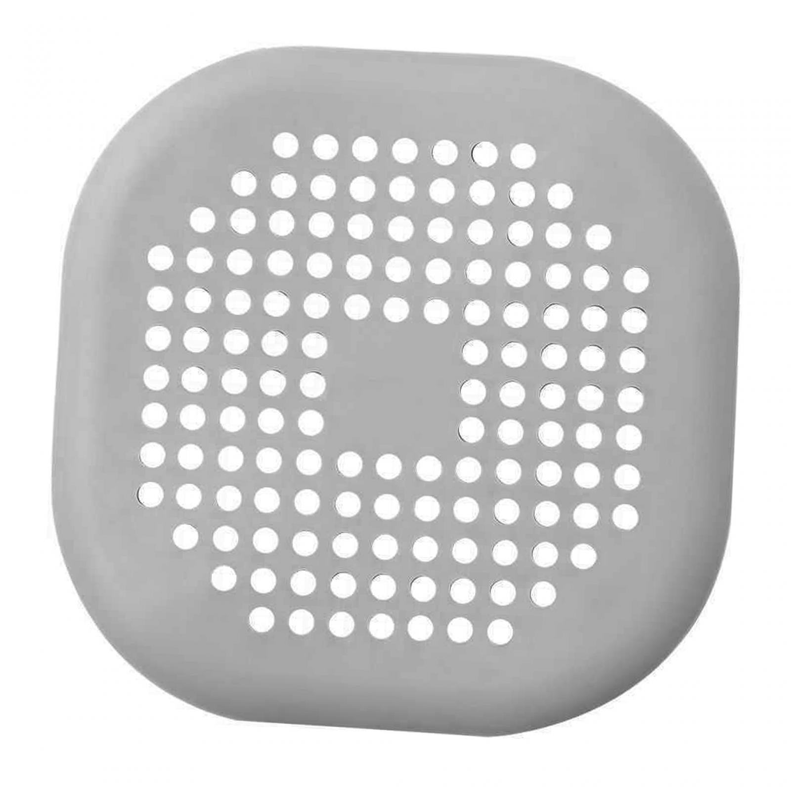 2xKitchen Sink Drain Strainer Kitchen Residue Filter Screen for Shower Gray