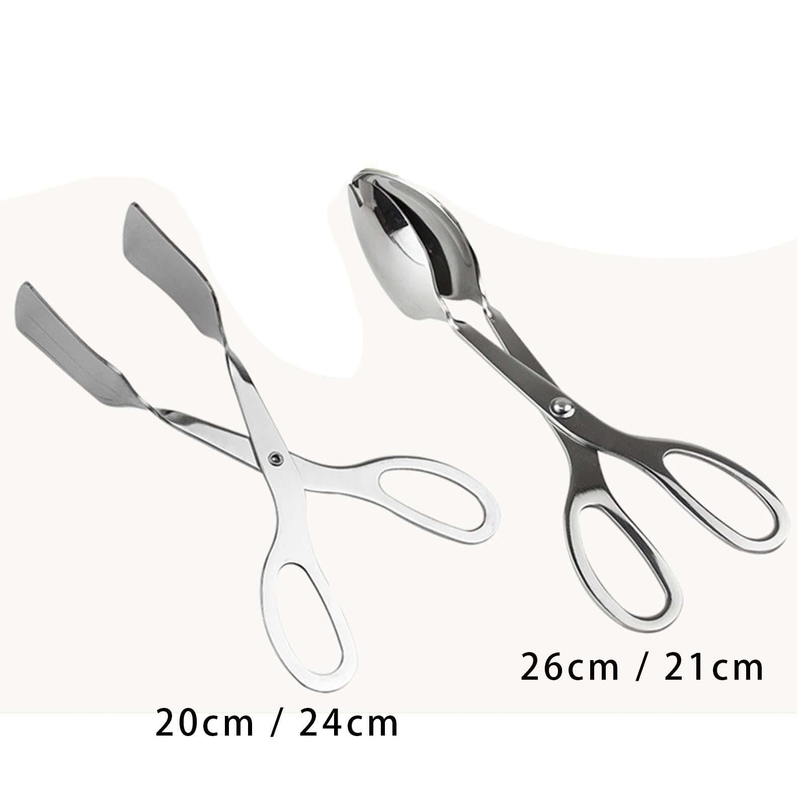 3xKitchen Cooking Tongs Multipurpose Food Serving Tongs for Baking BBQ Cooking Round S