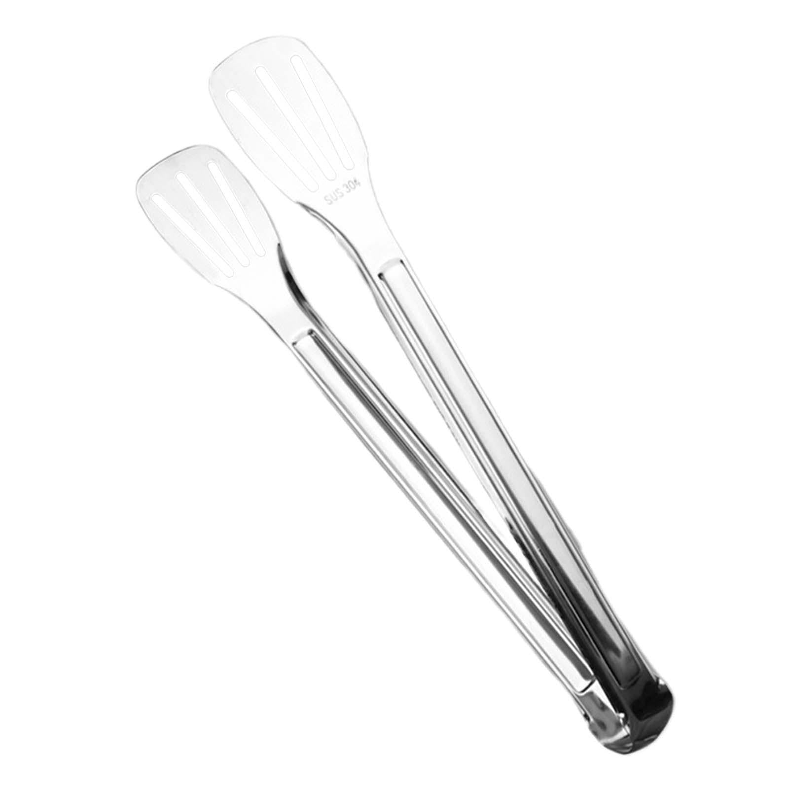 2xKitchen Tongs Multifunctional Food Serving Tongs for Grilling Cooking Baking 12inch
