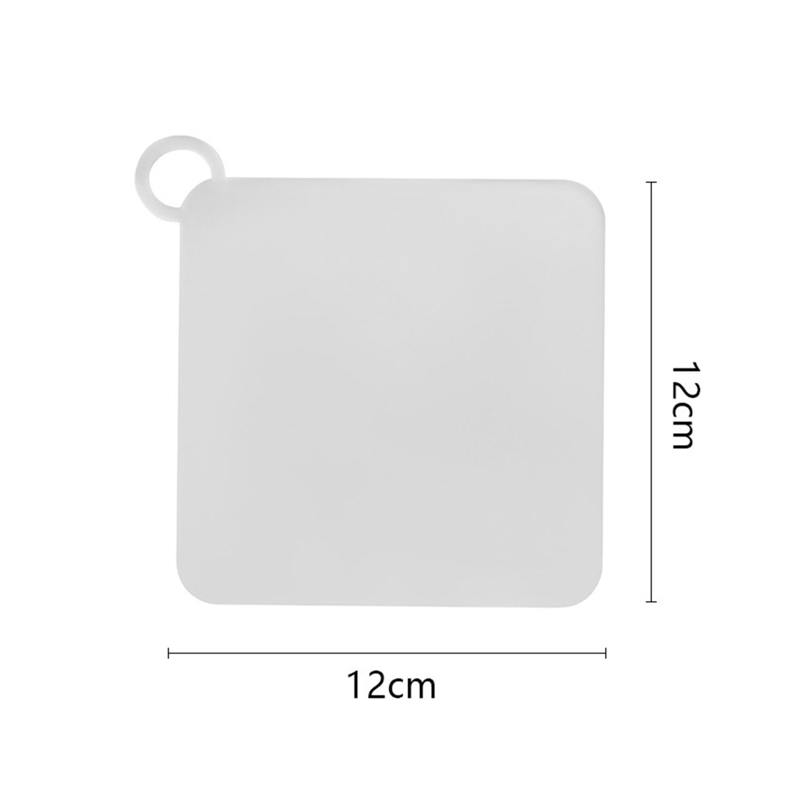 3xSilicone Drain Mat Universal Flexible Drain Plug for Restroom Dorm Household translucent small