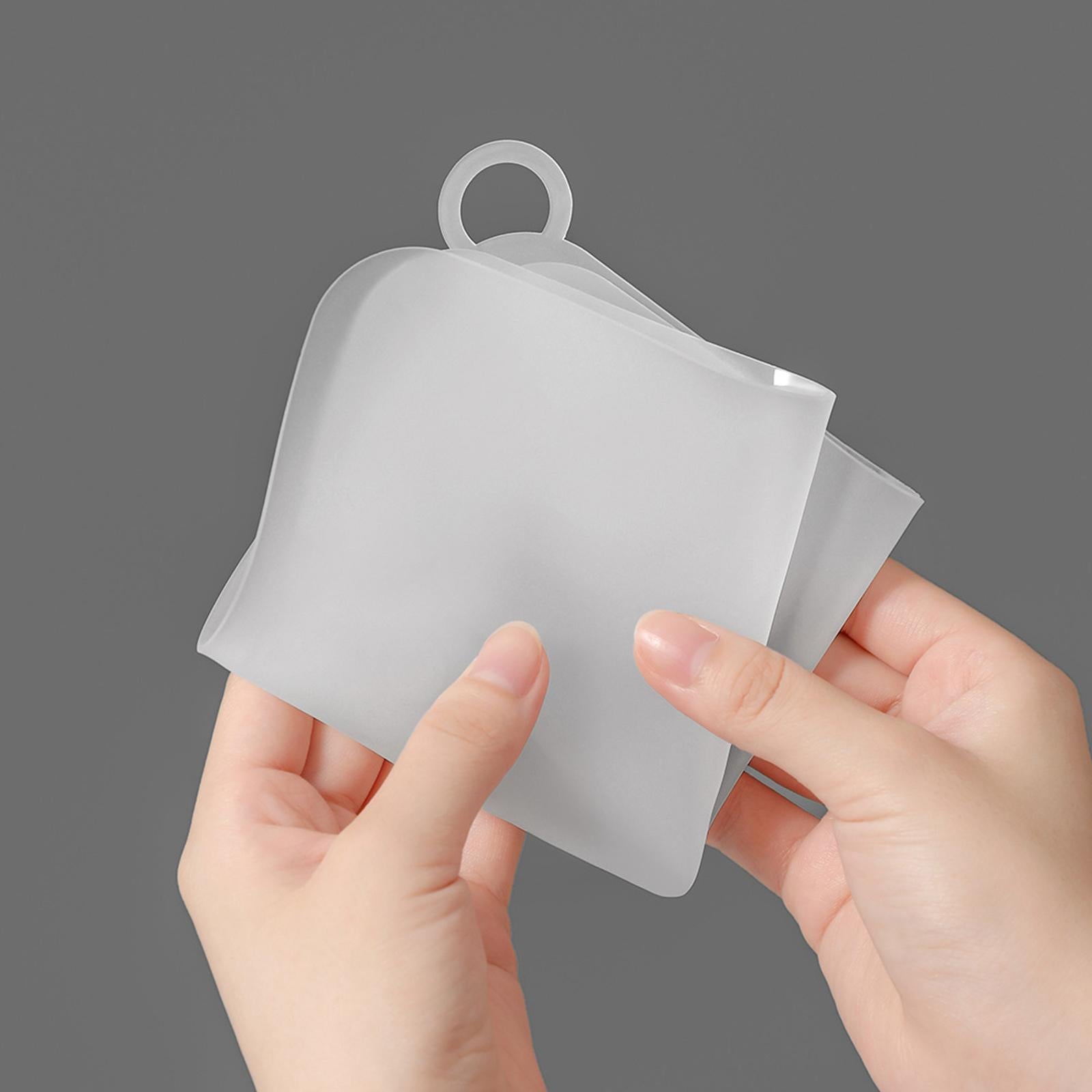 4xSilicone Drain Mat Universal Flexible Drain Plug for Restroom Dorm Household translucent medium