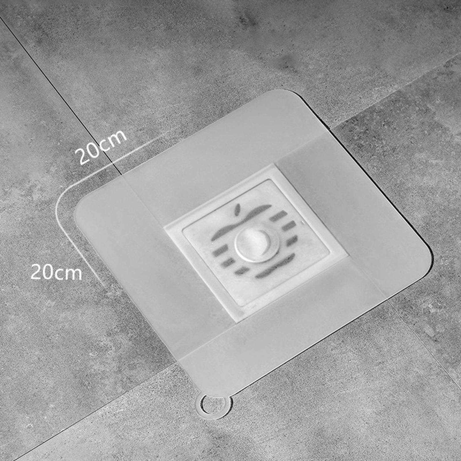 3xSilicone Drain Mat Universal Flexible Drain Plug for Restroom Dorm Household gray small