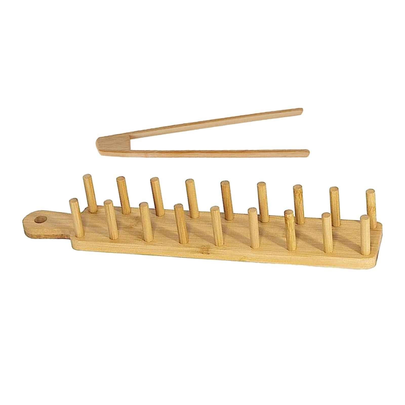 Wood Taco Holder Taco Shell Holder Mexican Rolls Pancake Stand Tray for Home