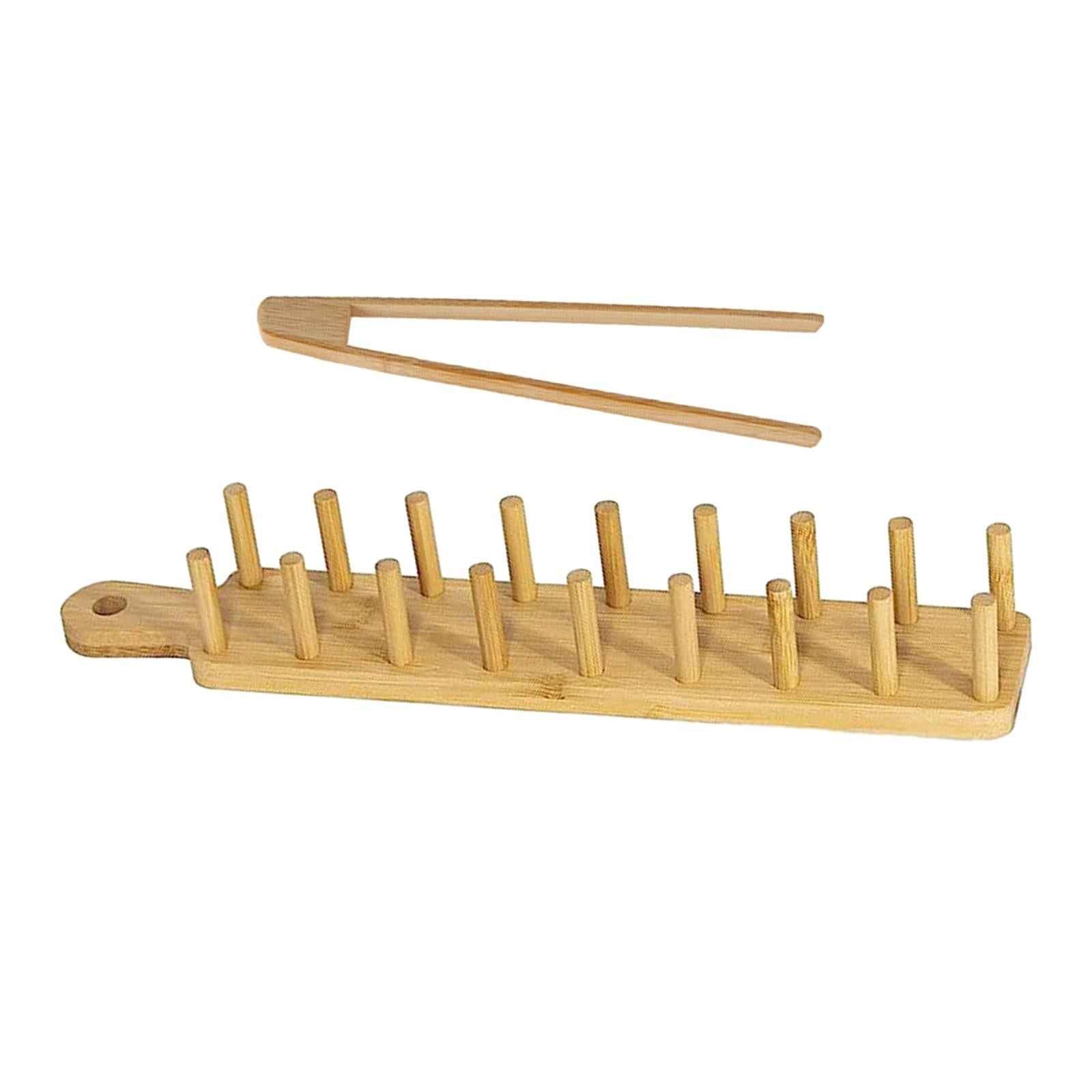 Wood Taco Holder Taco Shell Holder Mexican Rolls Pancake Stand Tray for Home