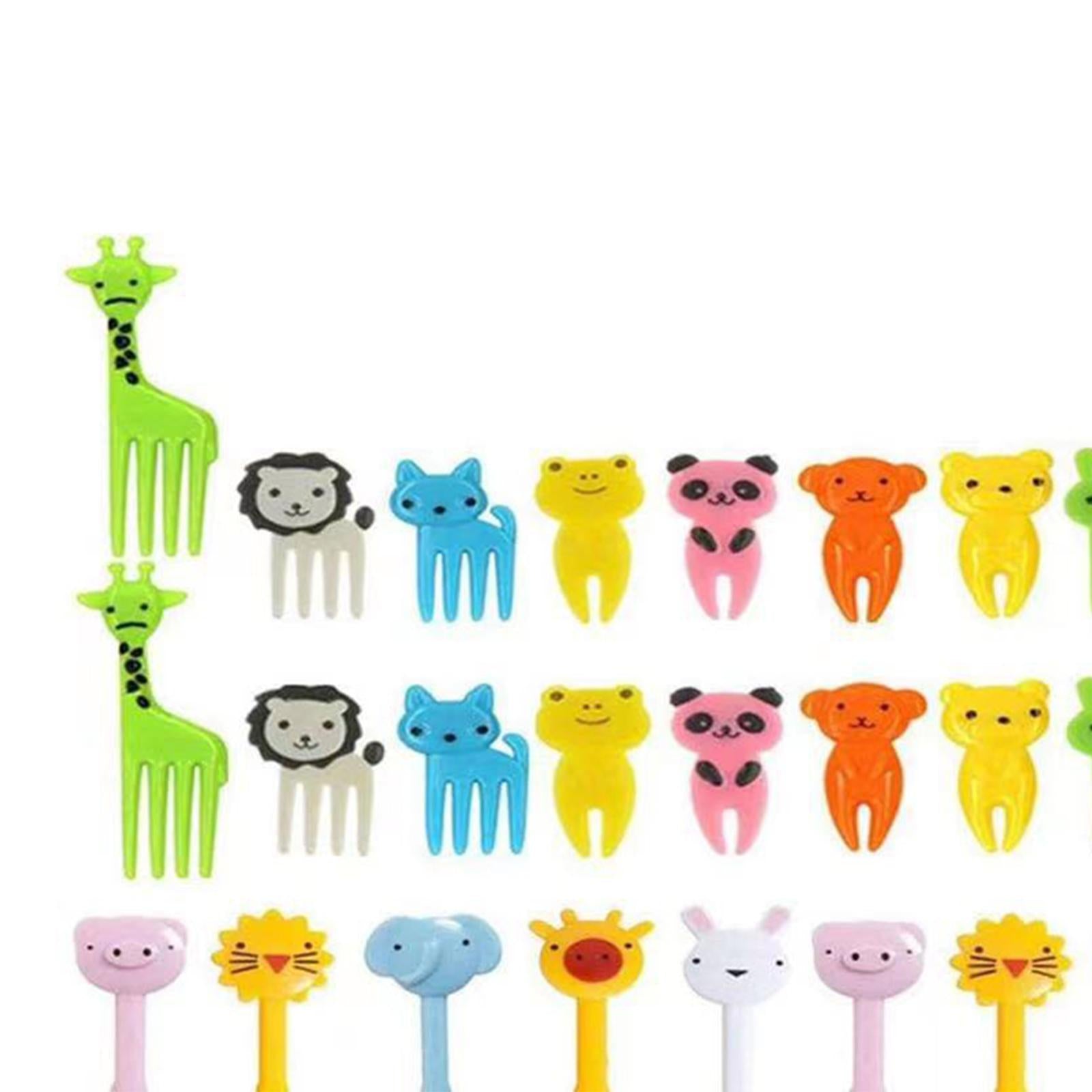 2x40 Pieces Cartoon Toothpick Kids Food Picks for Sandwich Party Toddlers
