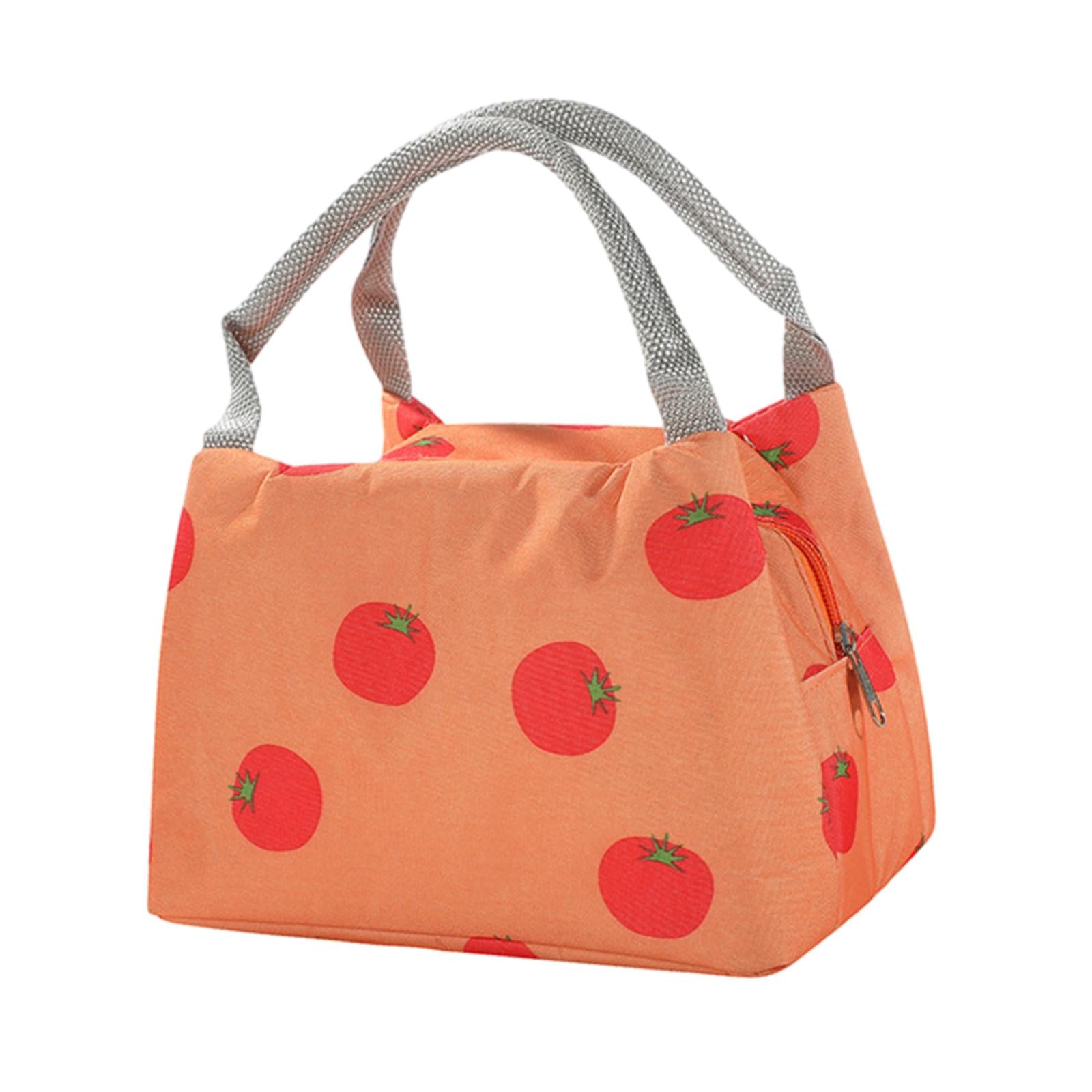 4xInsulated Lunch Bag Large Capacity Food Handbags for Women Men Office Beach