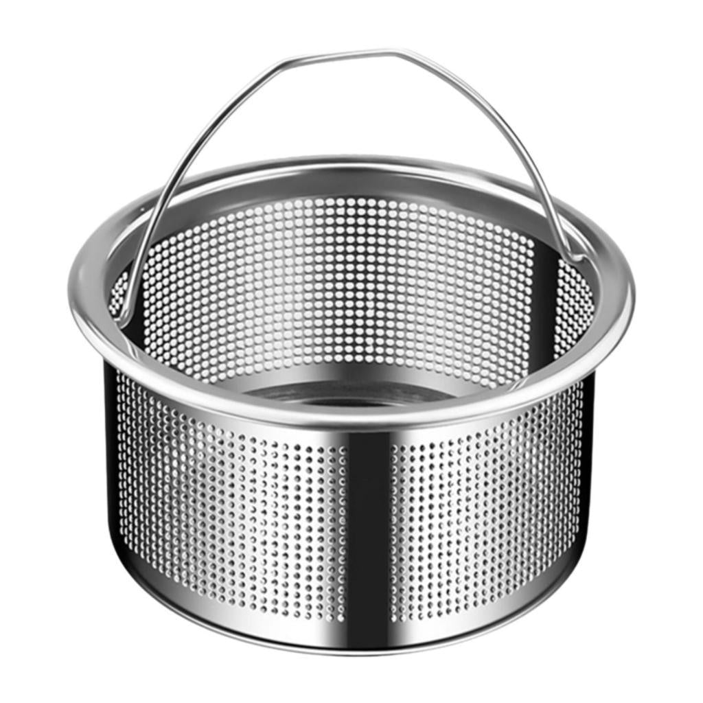 2xKitchen Sink Strainer Drain Strainer with Handle for RV Restaurant Household 304 Steel 4.7cm